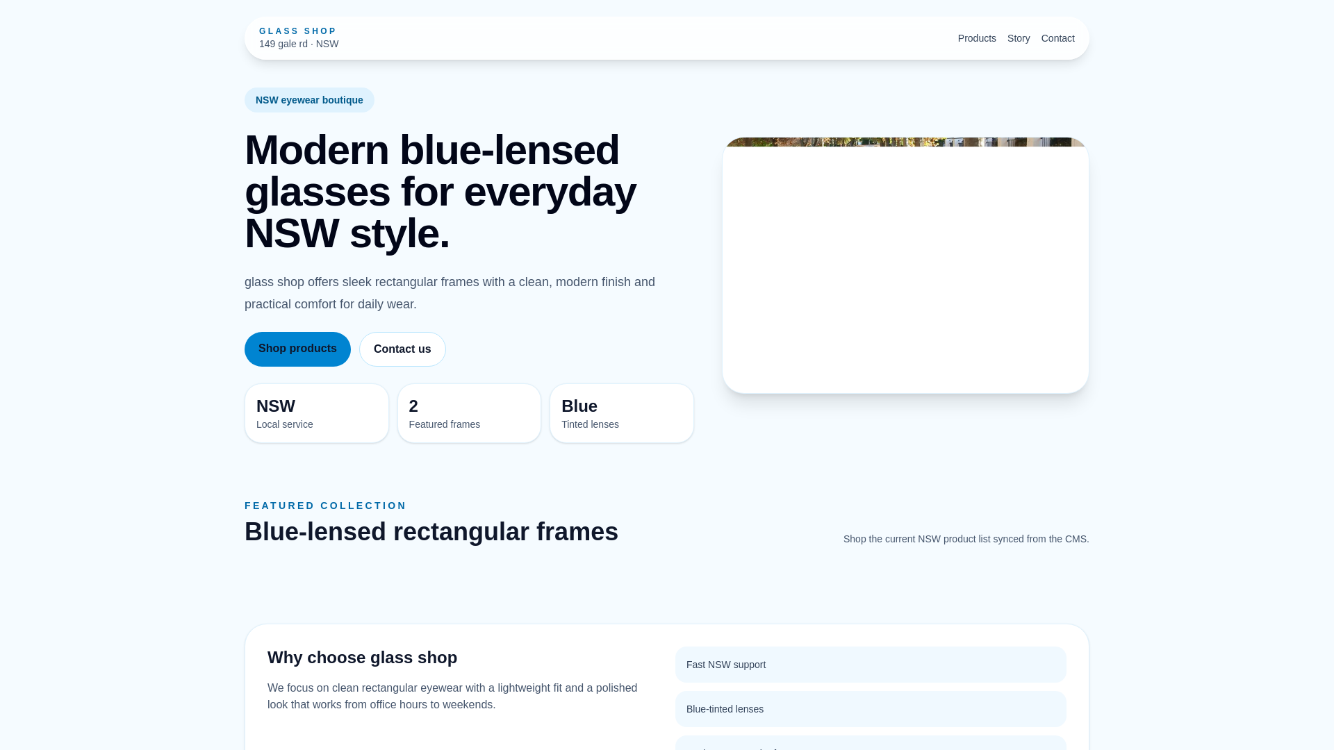 website screenshot of https://glass-shop-f11e206b-7de3-4fc5-bc40-7e71eac5d7a1-nestweb.pages.dev/