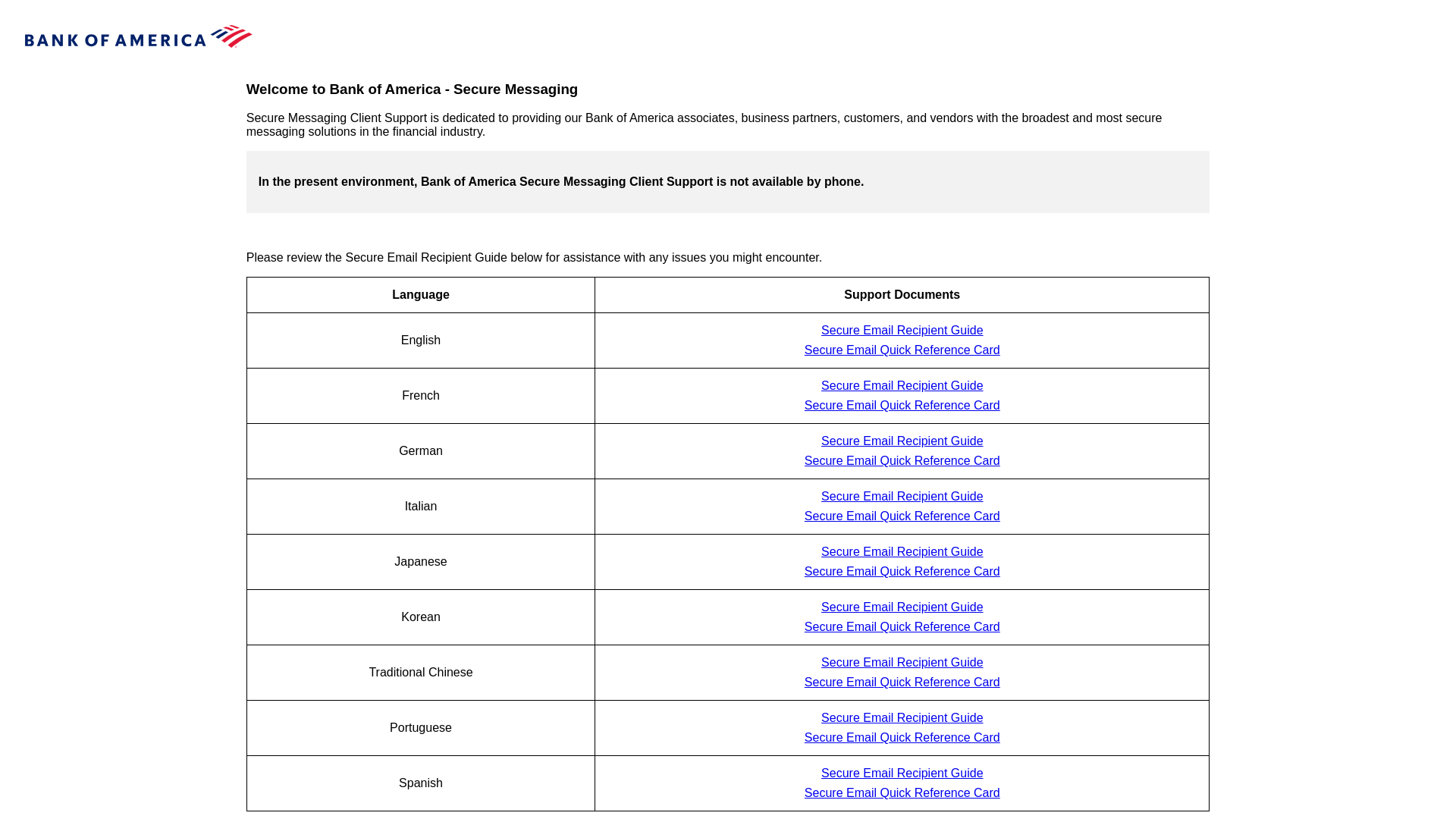 website screenshot of http://securemsg.bankofamerica.com/index.html