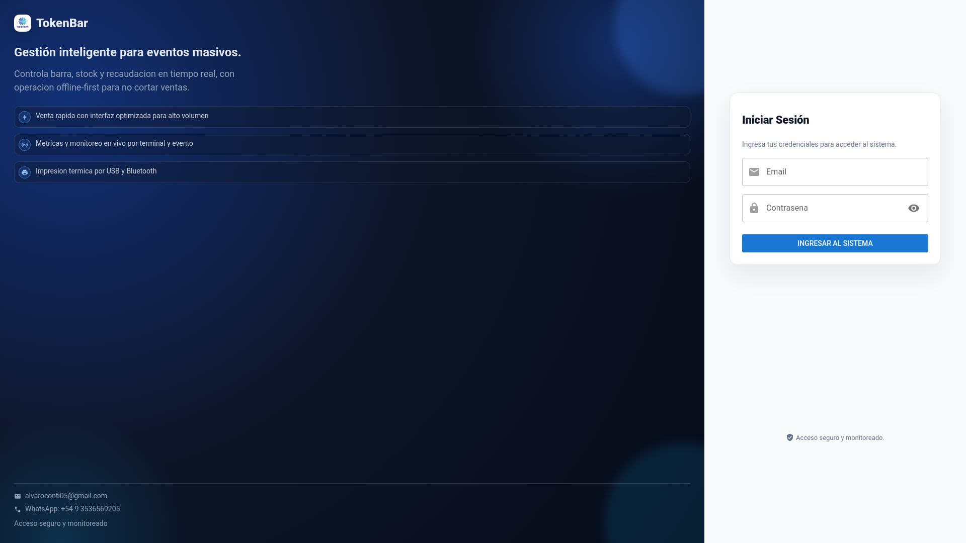 website screenshot of https://tokenbar.com.ar/