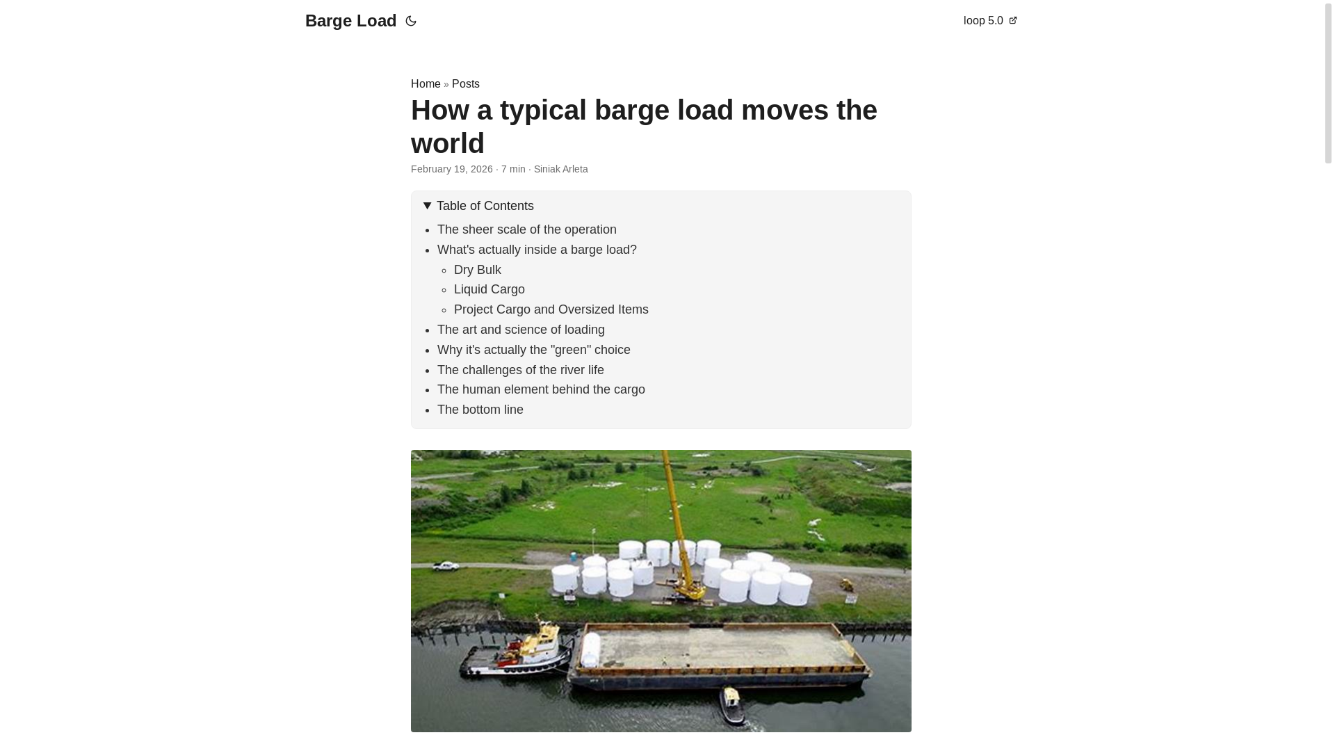 website screenshot of https://barge-load.pages.dev/