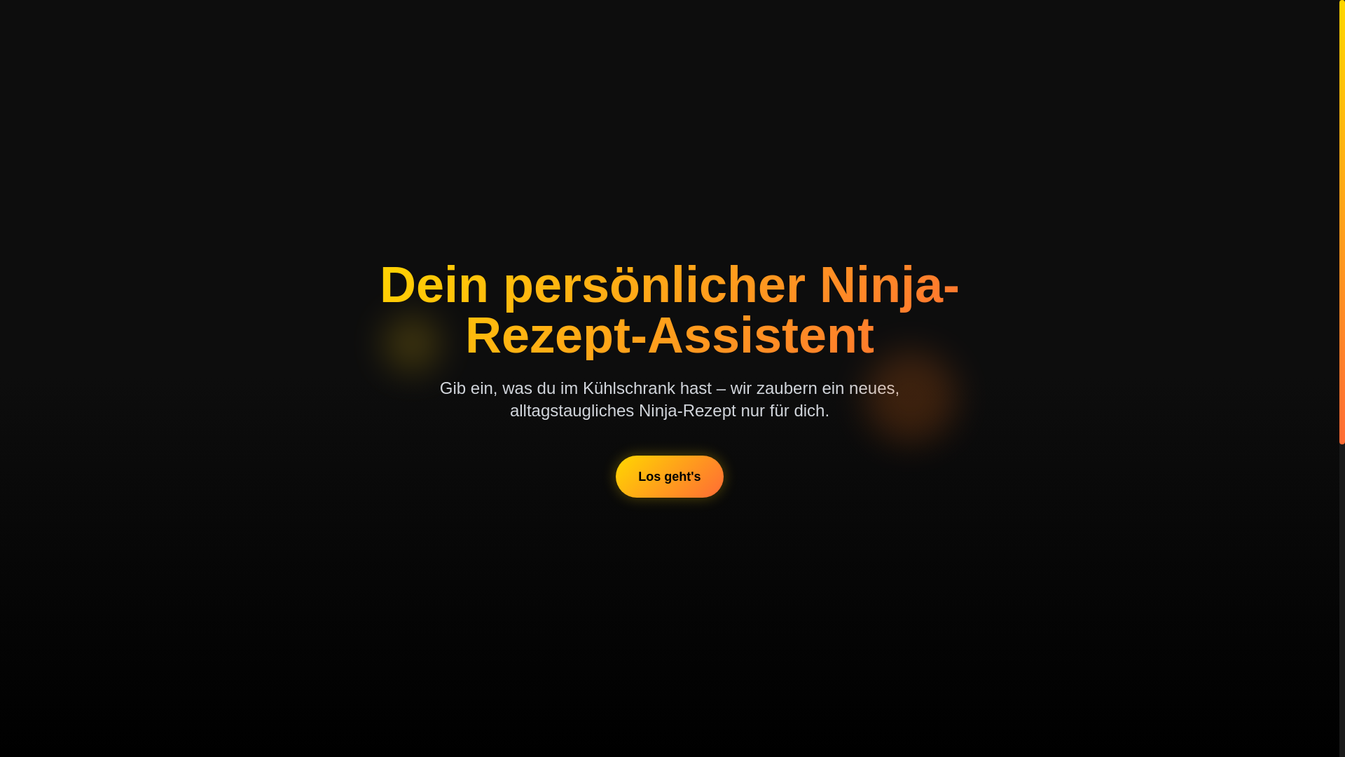 website screenshot of https://ninja-recipe-assistant.pages.dev/