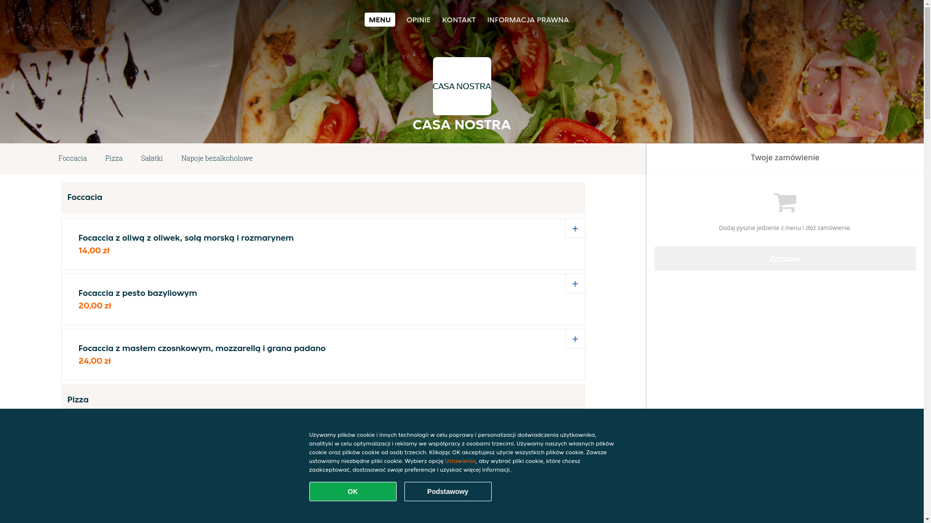 website screenshot of https://casa-nostra-przeworno.pl/