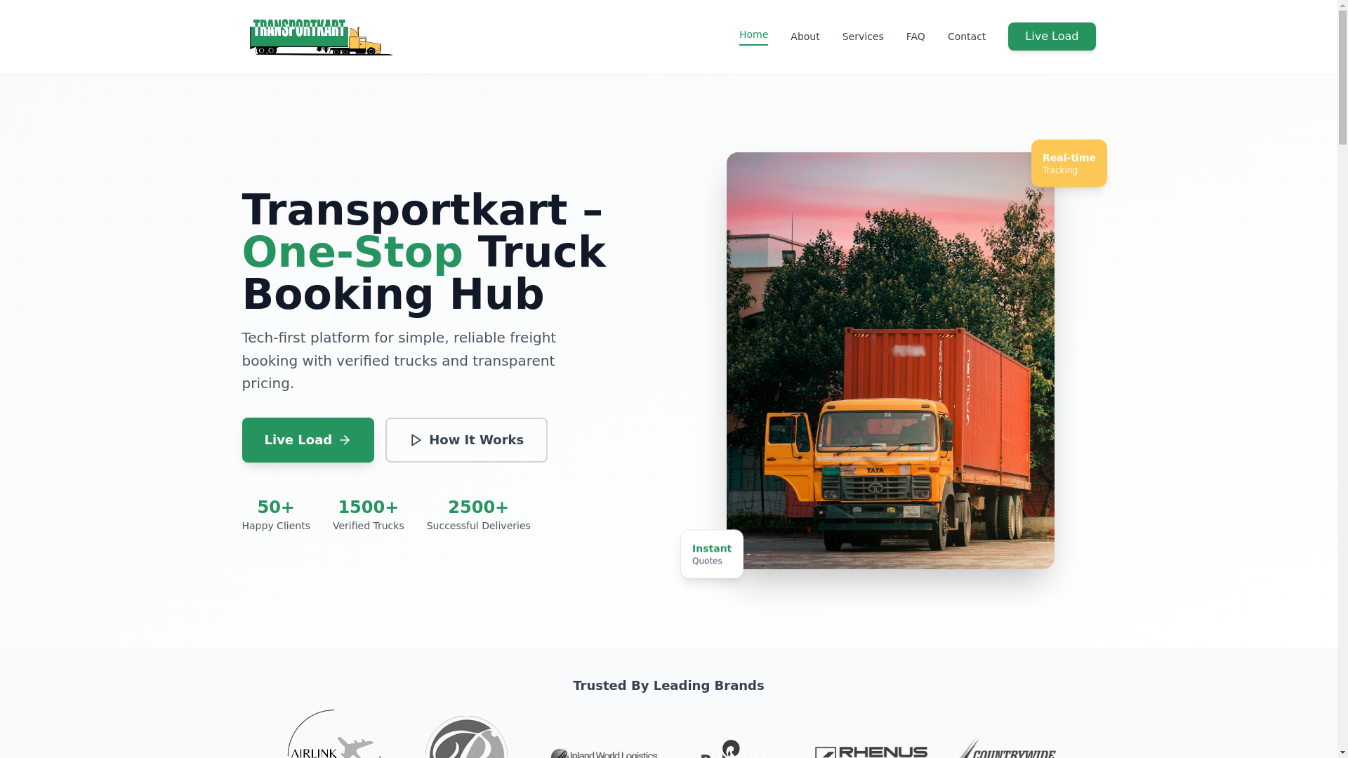 website screenshot of https://transportkart.pages.dev/