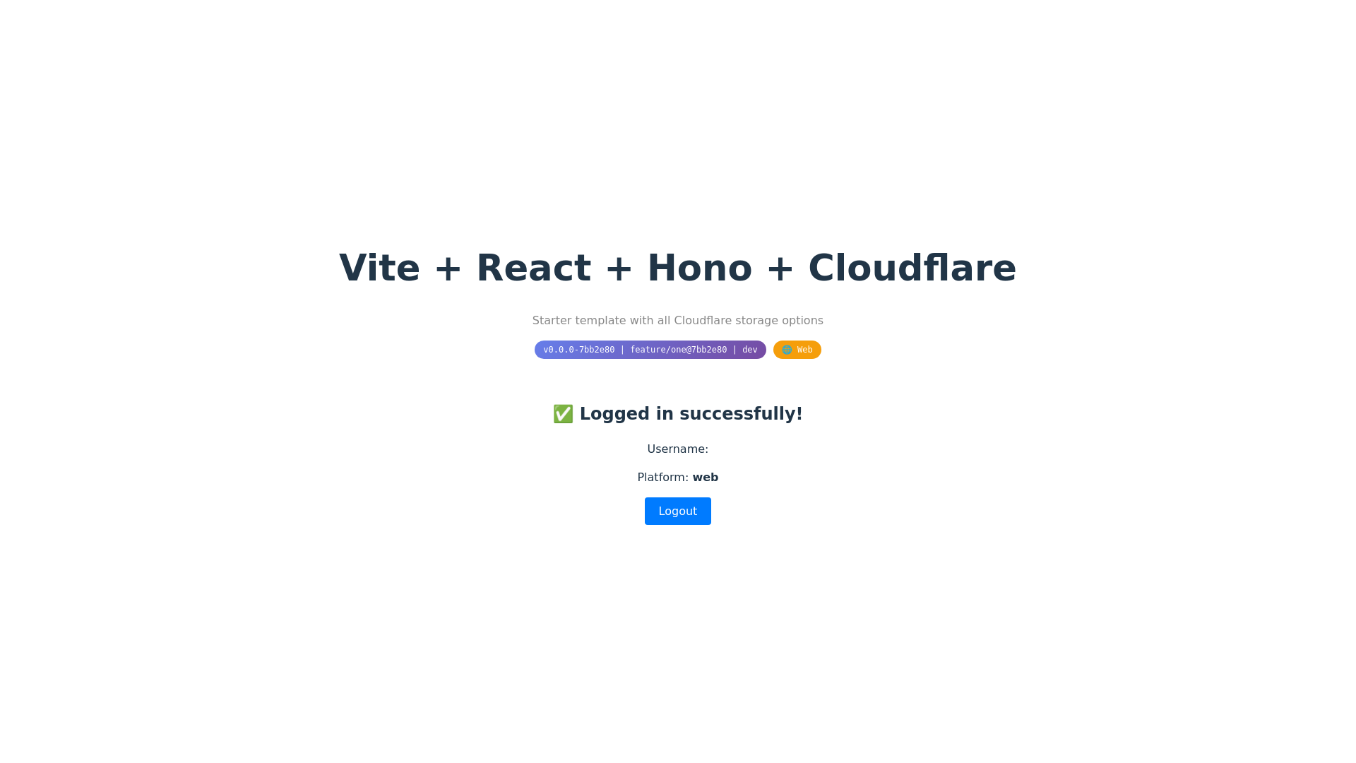 website screenshot of https://vite-react-template-dev.pages.dev/