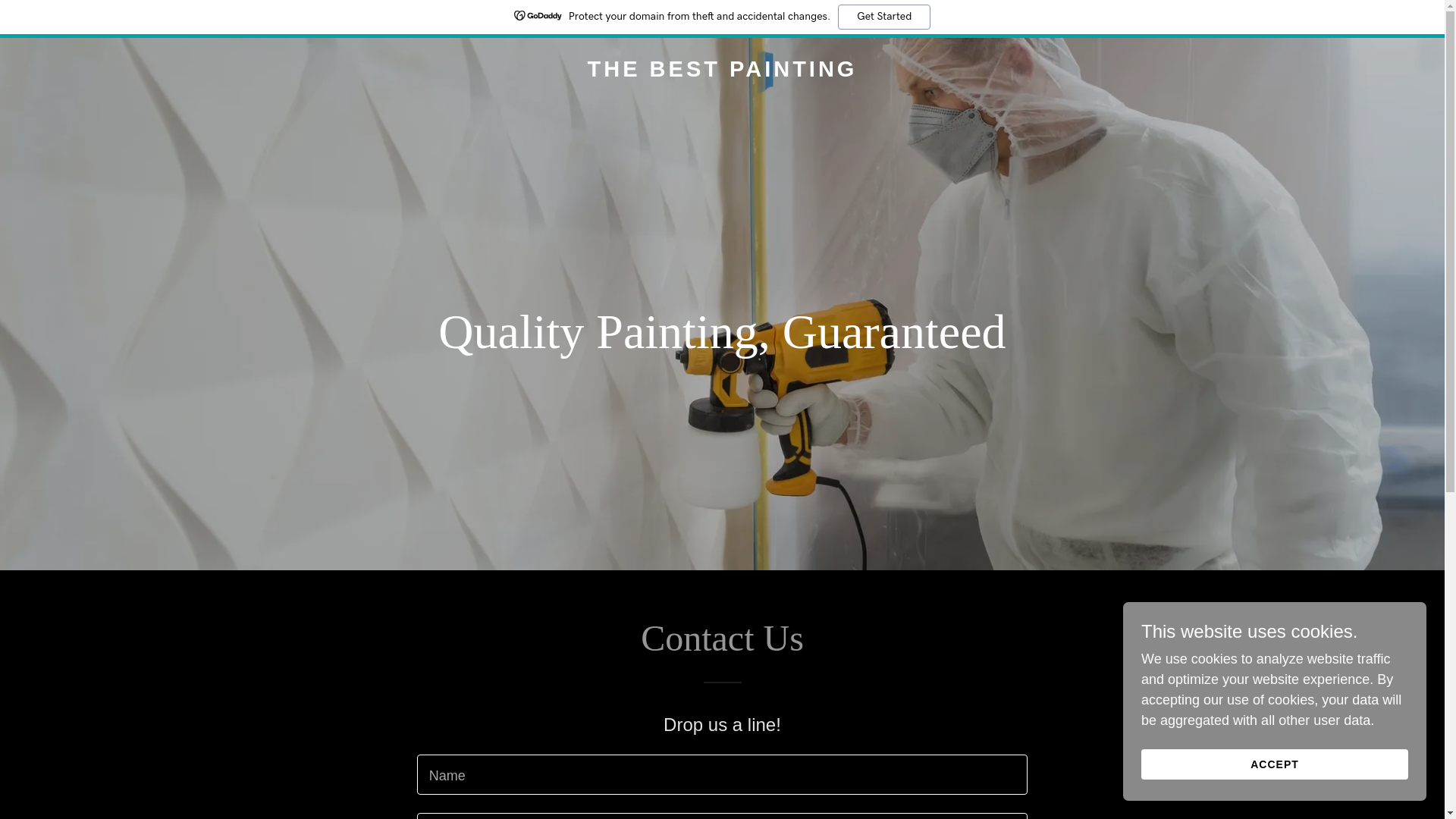 website screenshot of https://thebestpainting.boston/