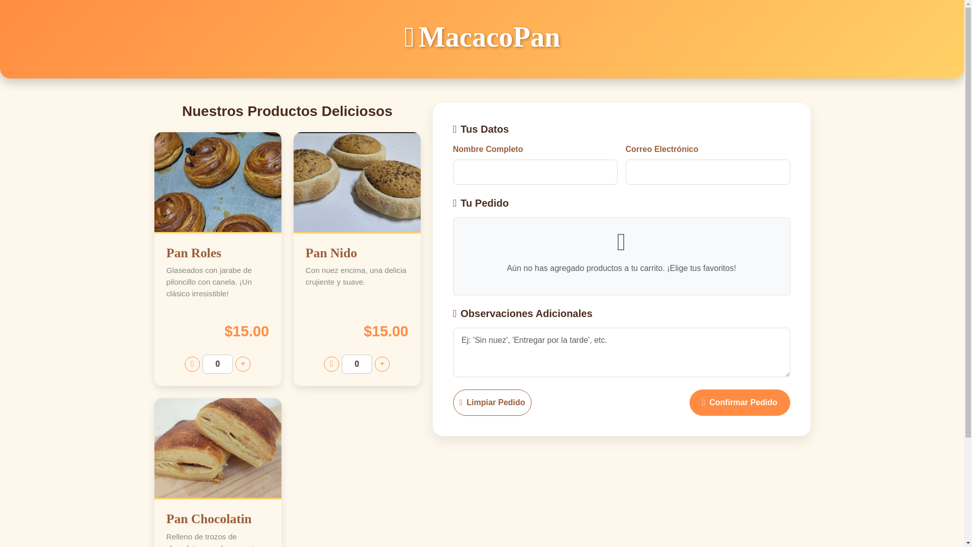 website screenshot of https://macacopan.site/