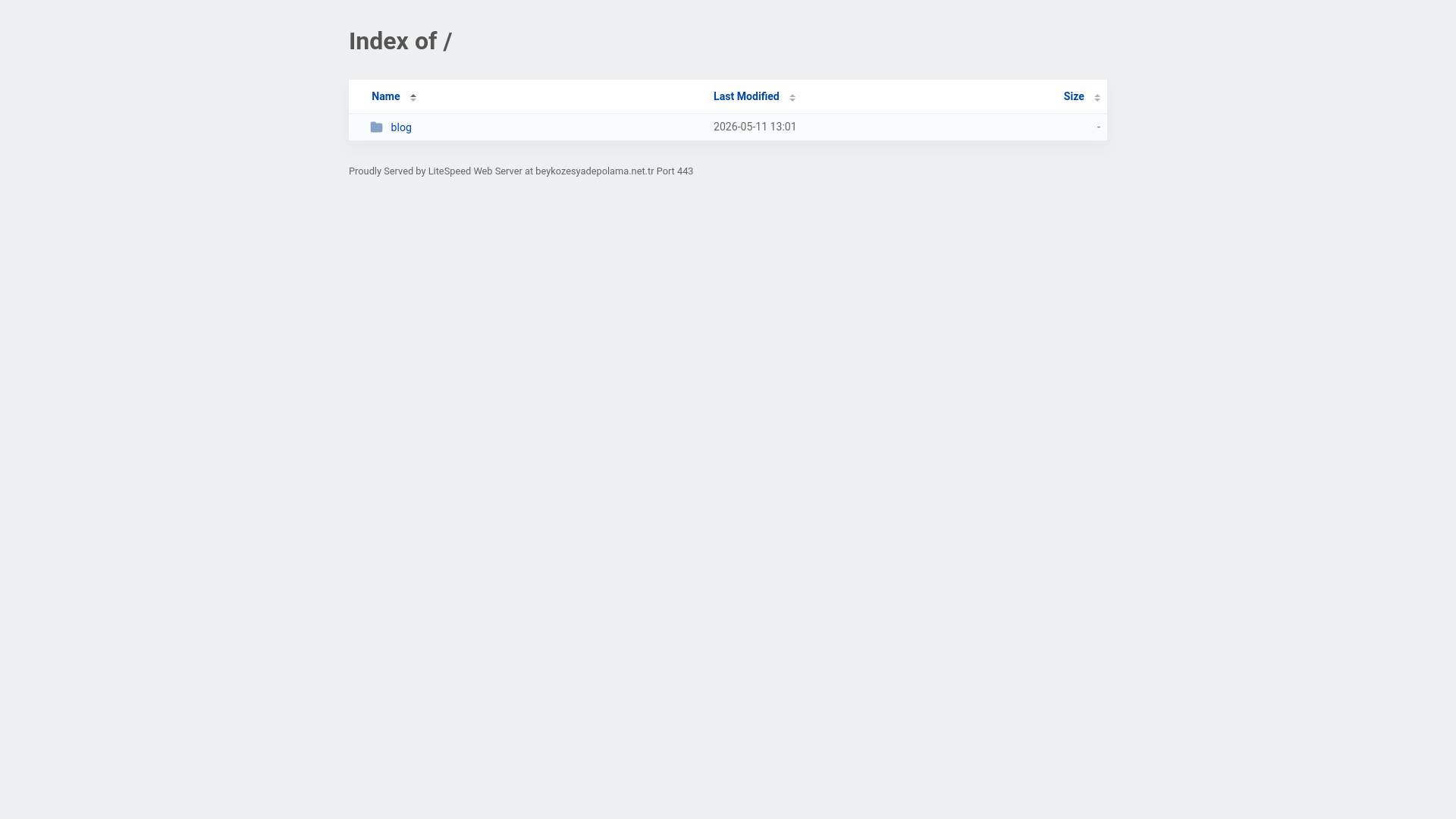 website screenshot of https://beykozesyadepolama.net.tr/