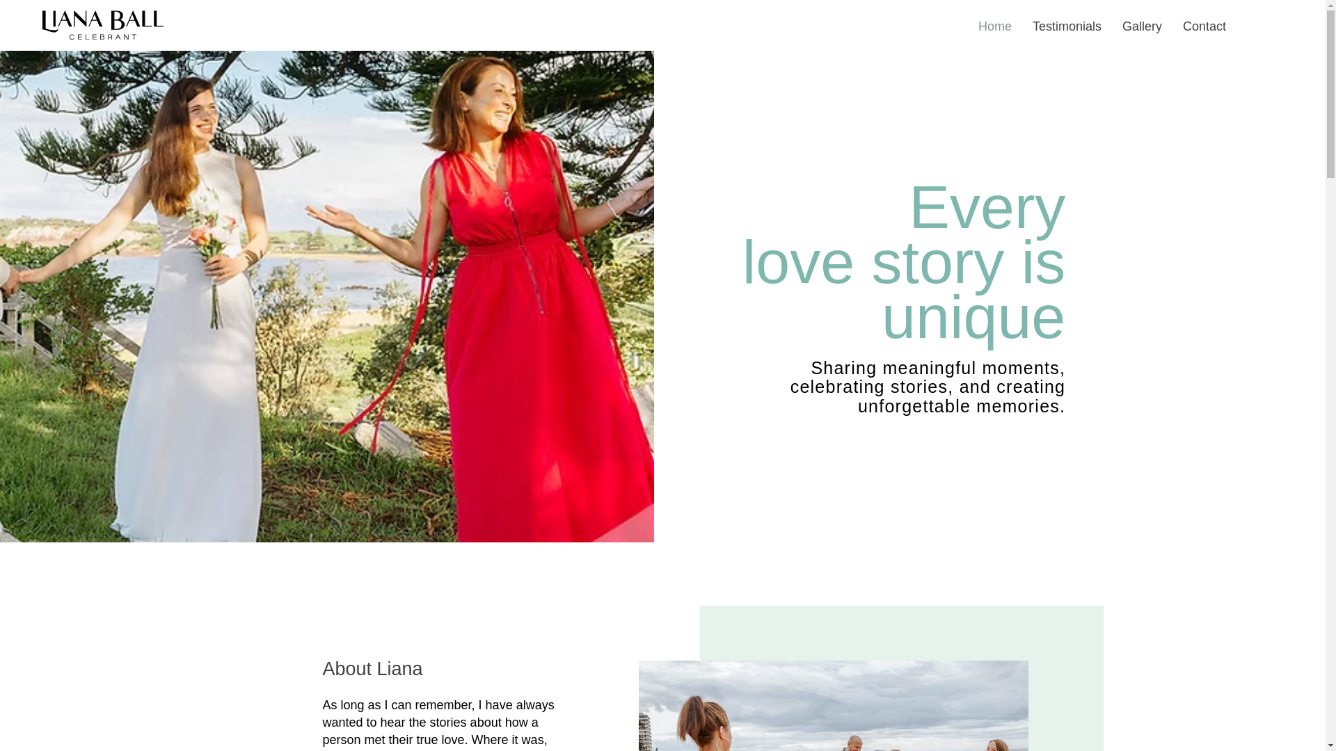 website screenshot of https://lianathecelebrant.online/