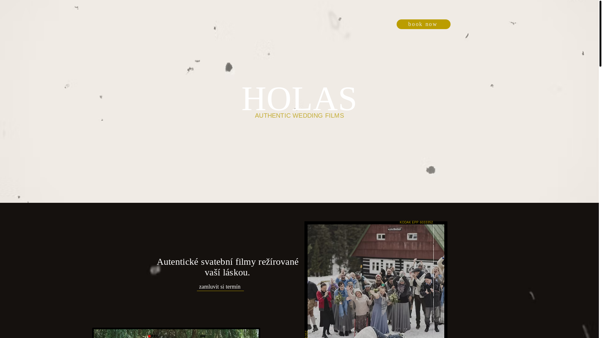 website screenshot of https://holasfilms.com/