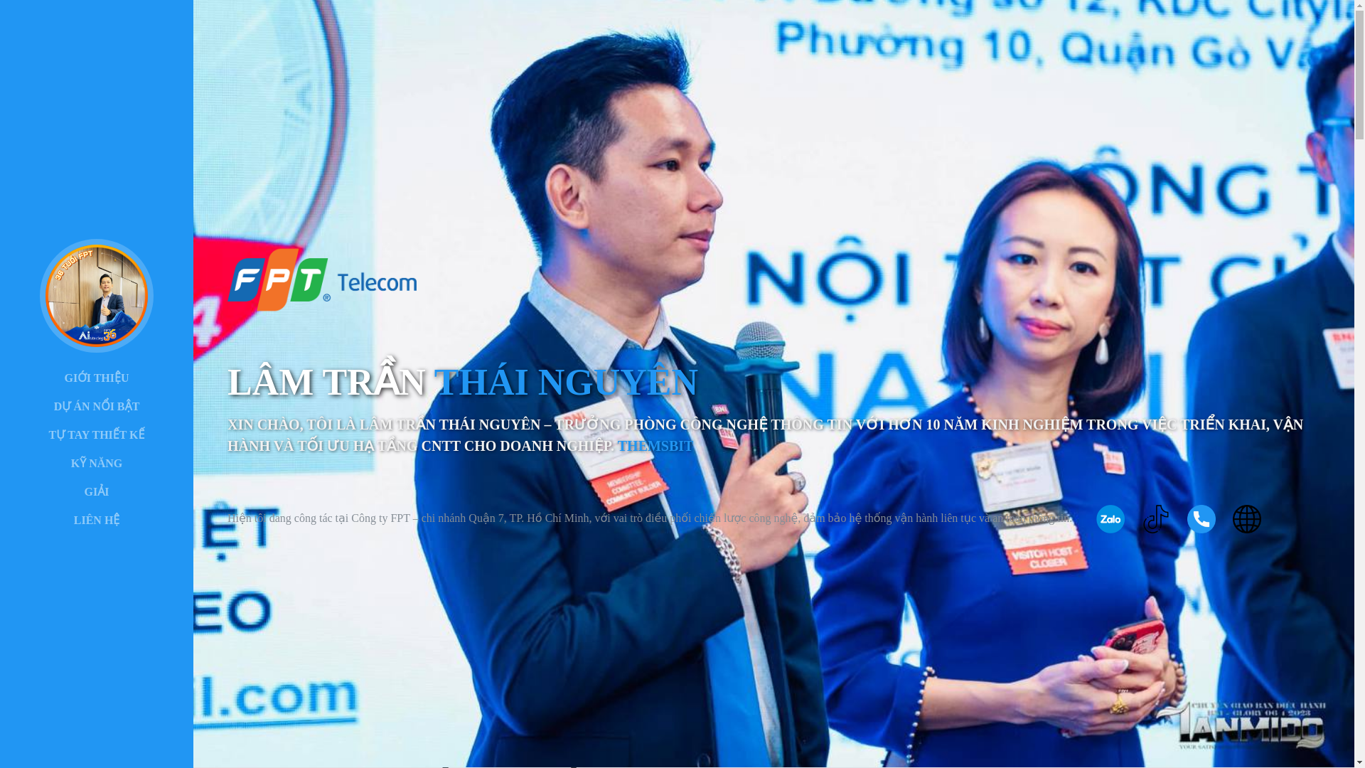 website screenshot of https://thainguyen49.com/