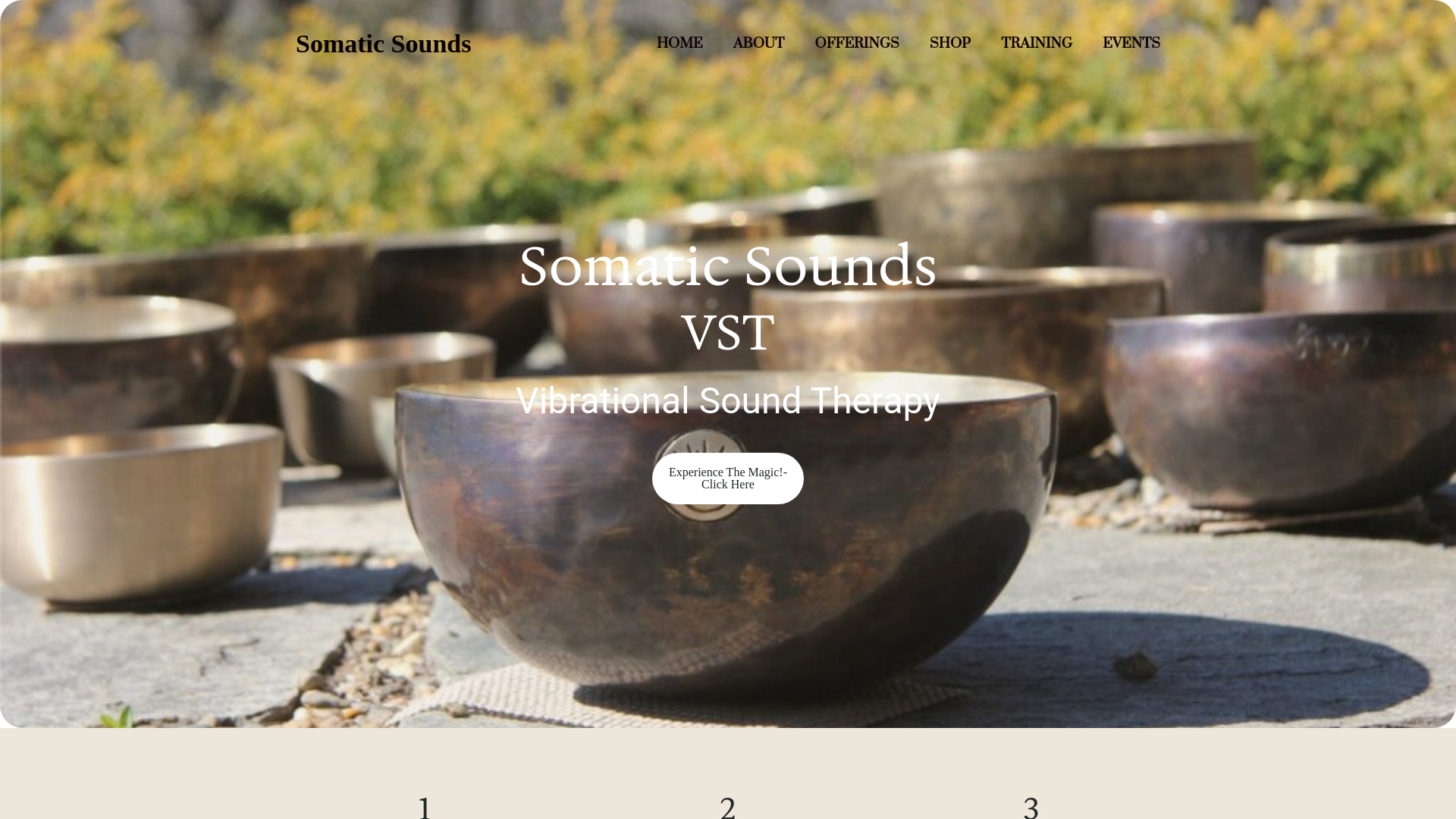 website screenshot of https://somatic-sounds.pages.dev/