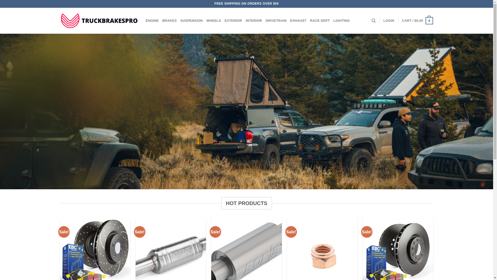 website screenshot of https://truckbrakespro.com/