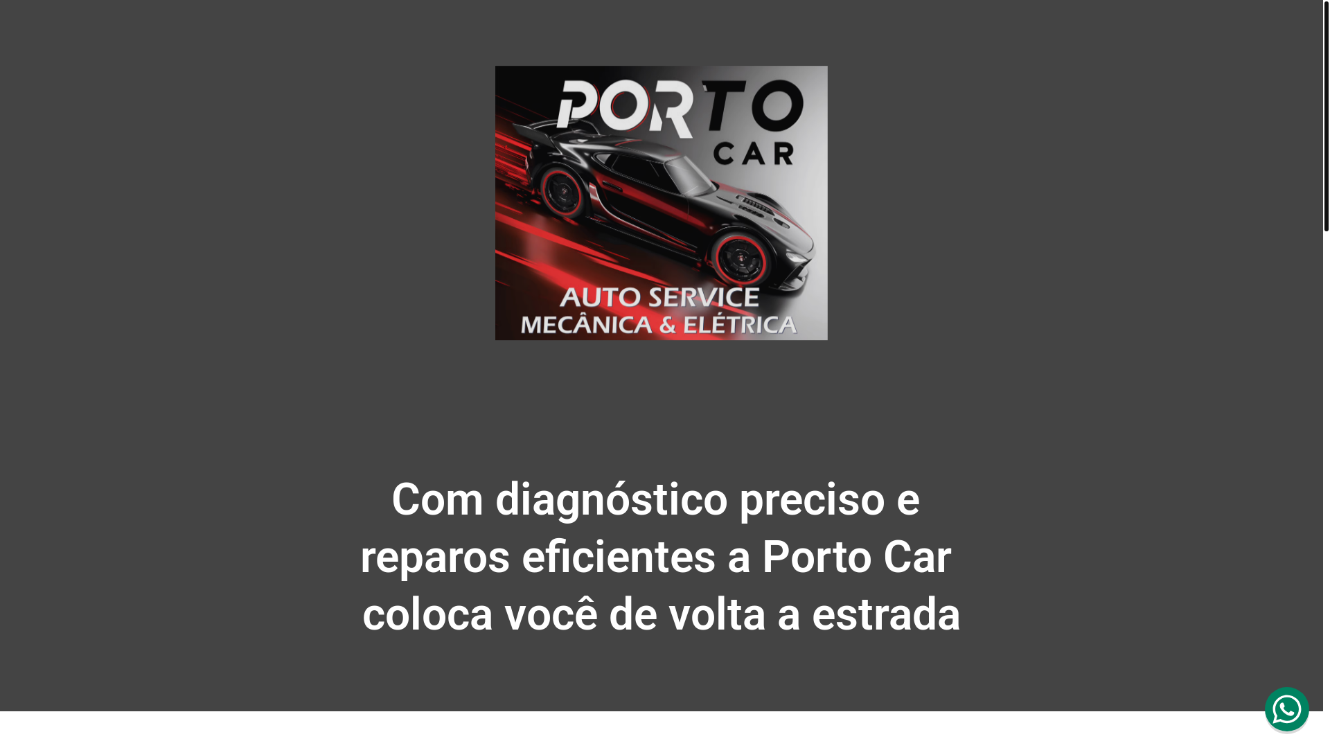 website screenshot of https://portocarautoservice.com.br/