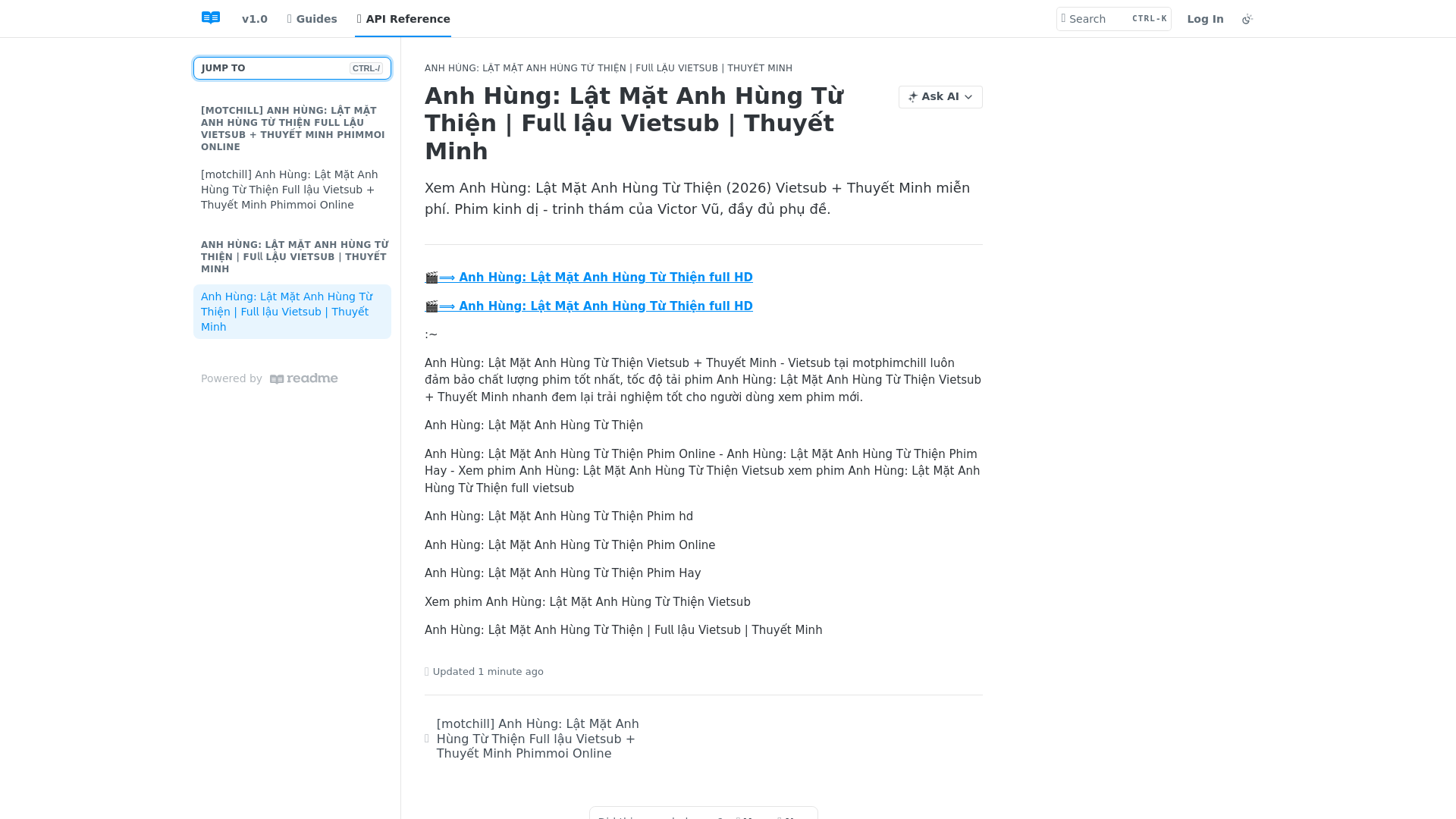 website screenshot of https://anhhunglatmatanhhungtuthien.readme.io/reference/anh-hung-l-t-m-t-anh-hung-t-thi-n