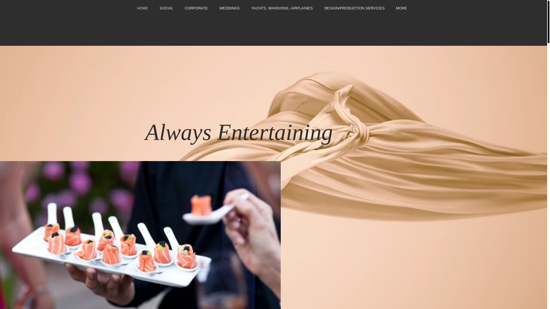 website screenshot of https://alwaysentertaining.biz/