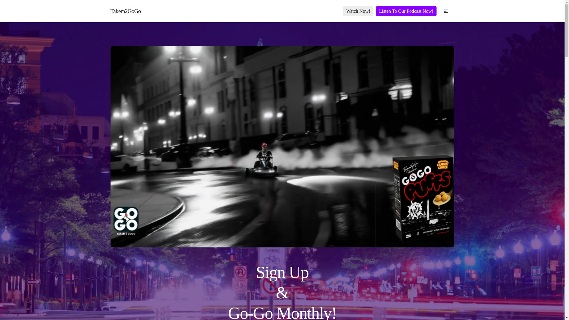 website screenshot of https://takem2gogo.live/