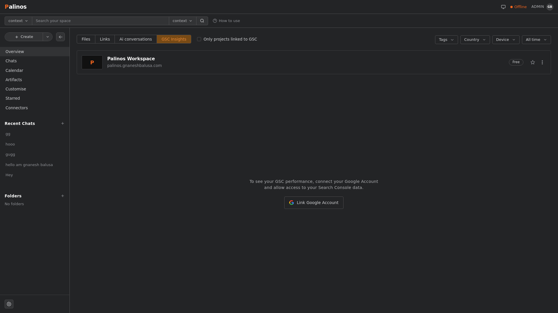 website screenshot of https://palinos.pages.dev/