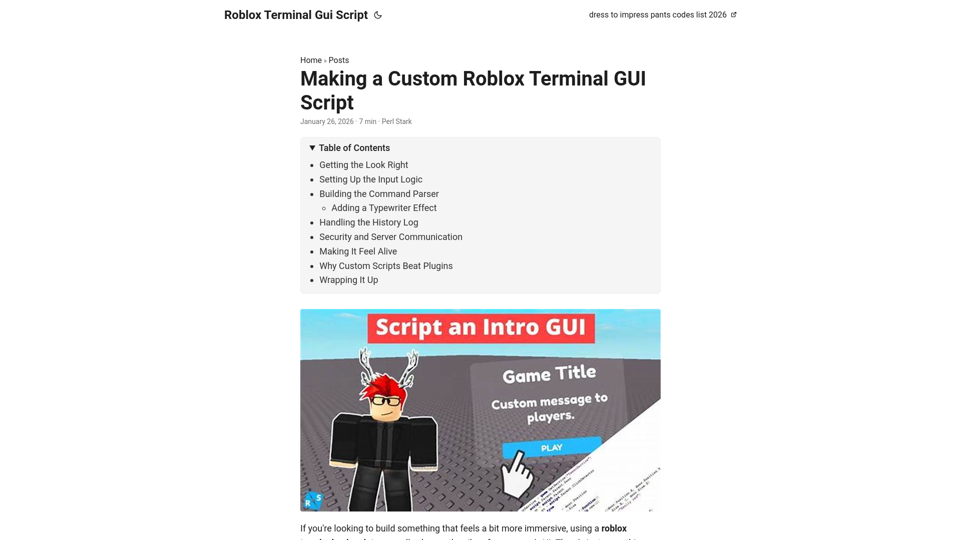 website screenshot of https://roblox-terminal-gui-script.pages.dev/