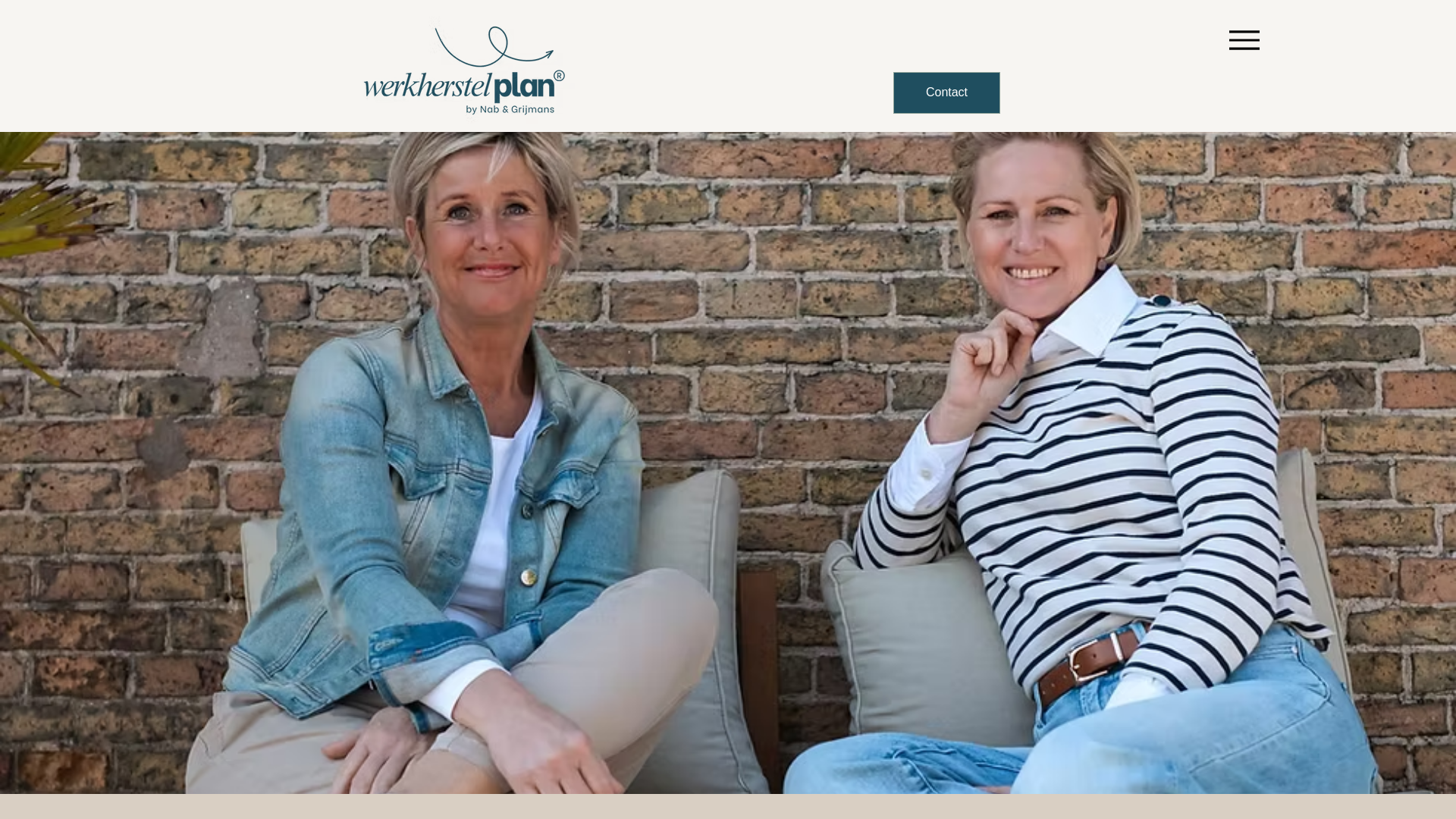 website screenshot of https://werkherstelplan.nl/