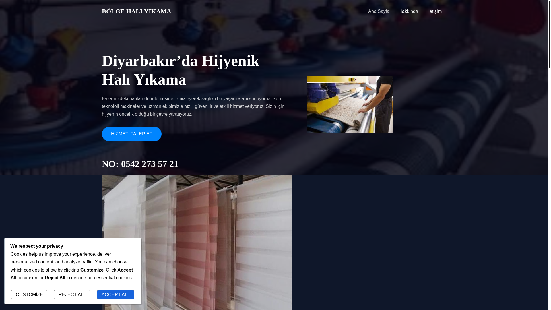 website screenshot of https://diyarbakirbolgehaliyikama.com/