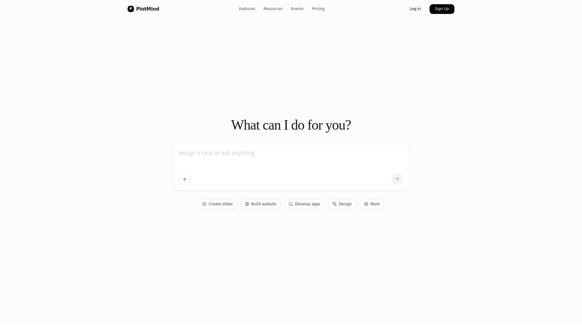 website screenshot of https://pintmind.com/