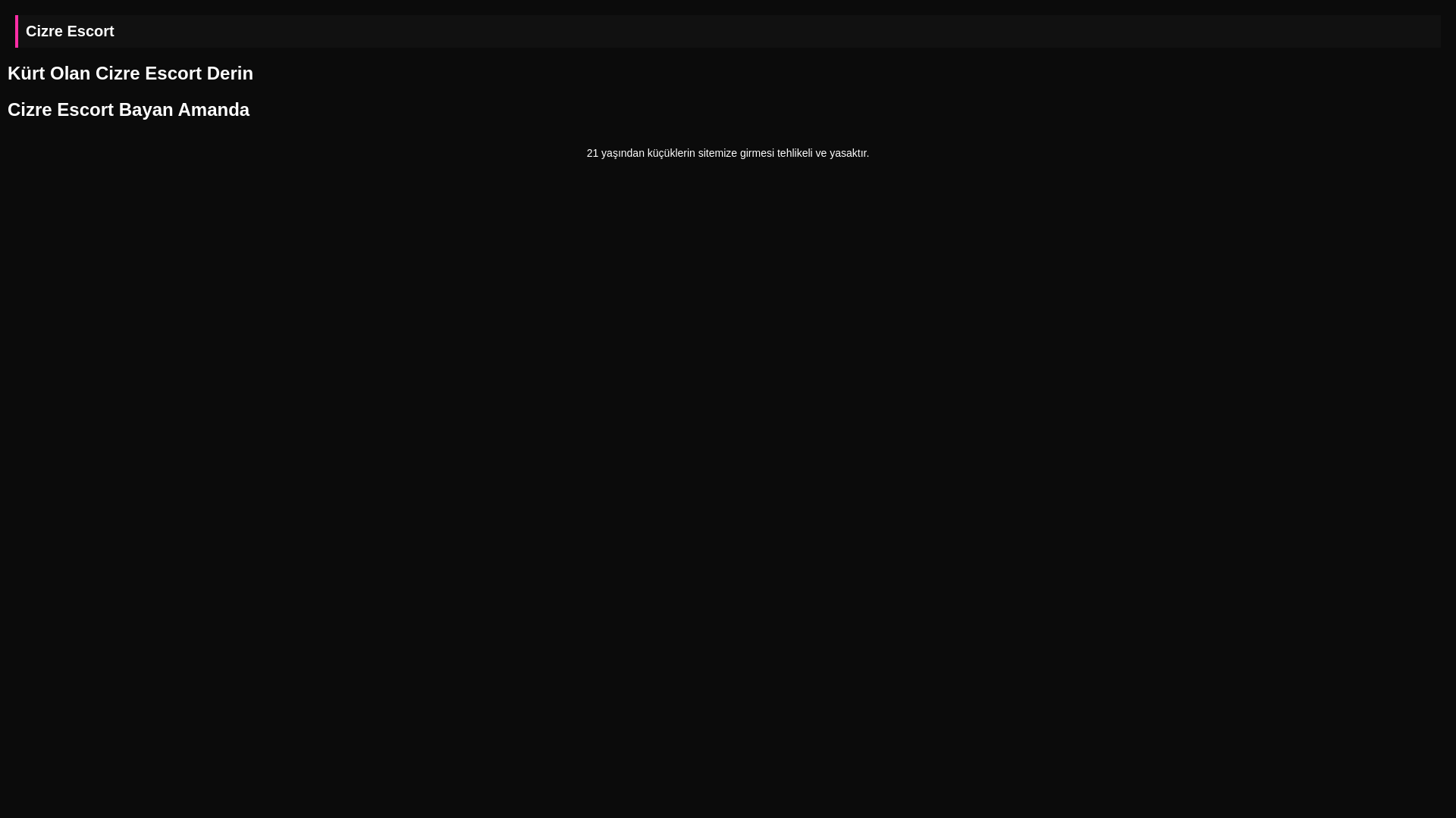 website screenshot of https://cizreescort.click/