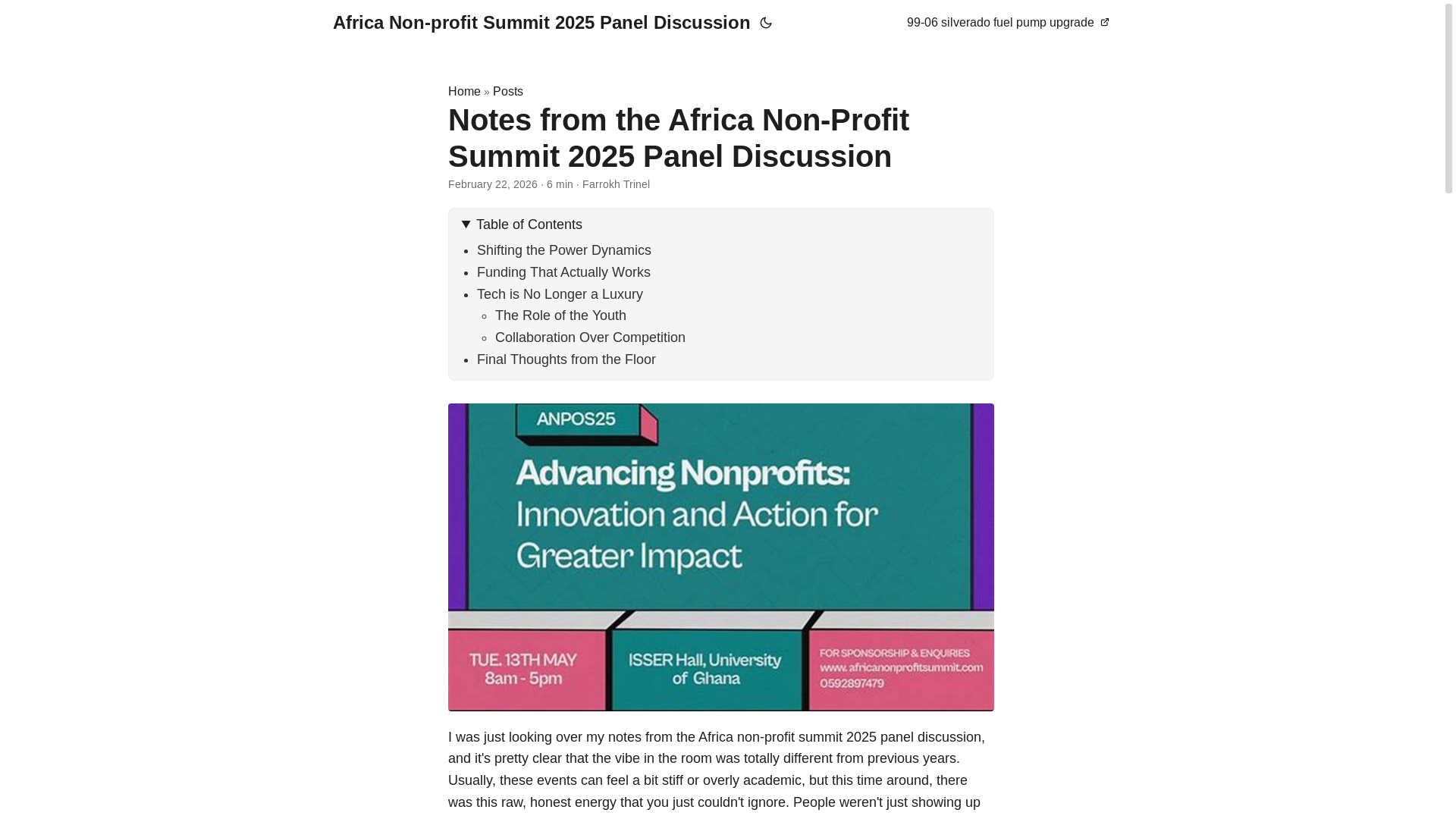 website screenshot of https://africa-non-profit-summit-2025-panel-discussion.pages.dev/