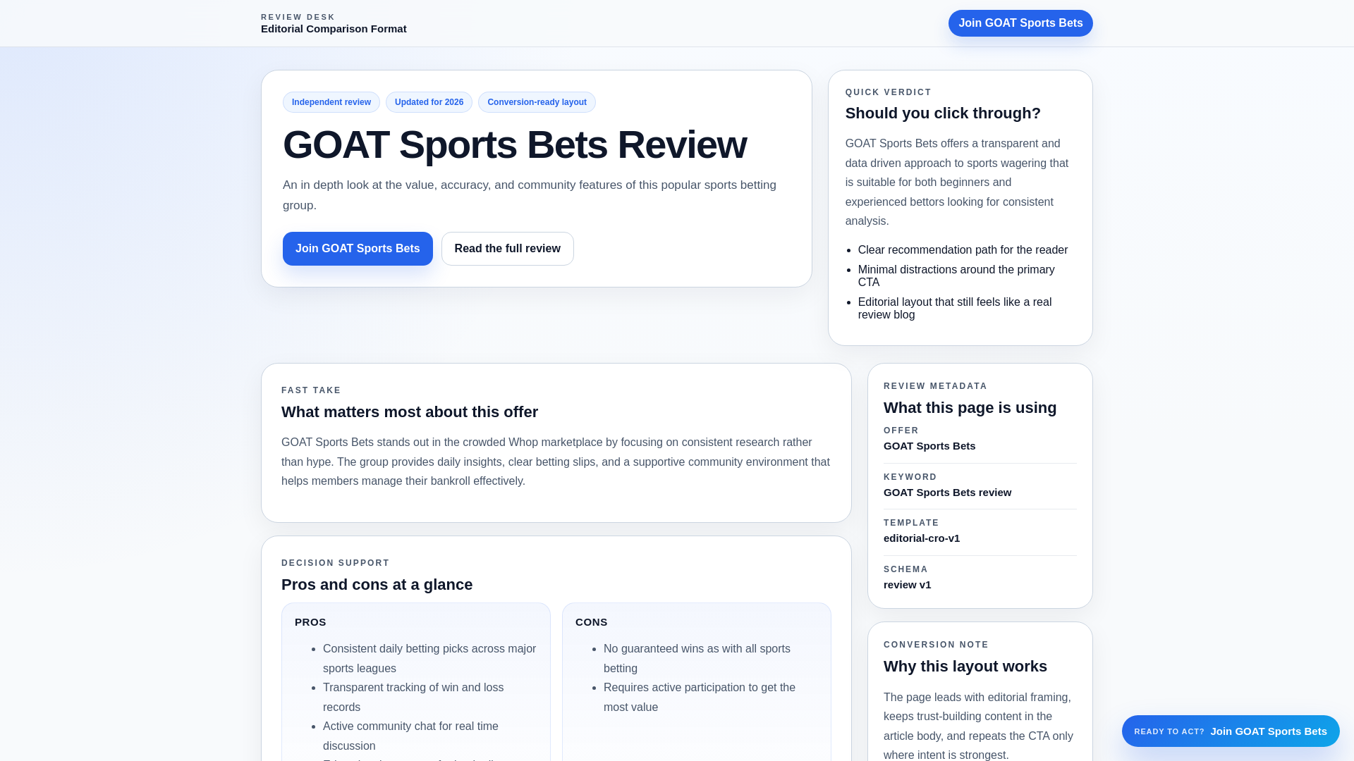 website screenshot of https://goat-sports-bets-review-3oecpi.pages.dev/