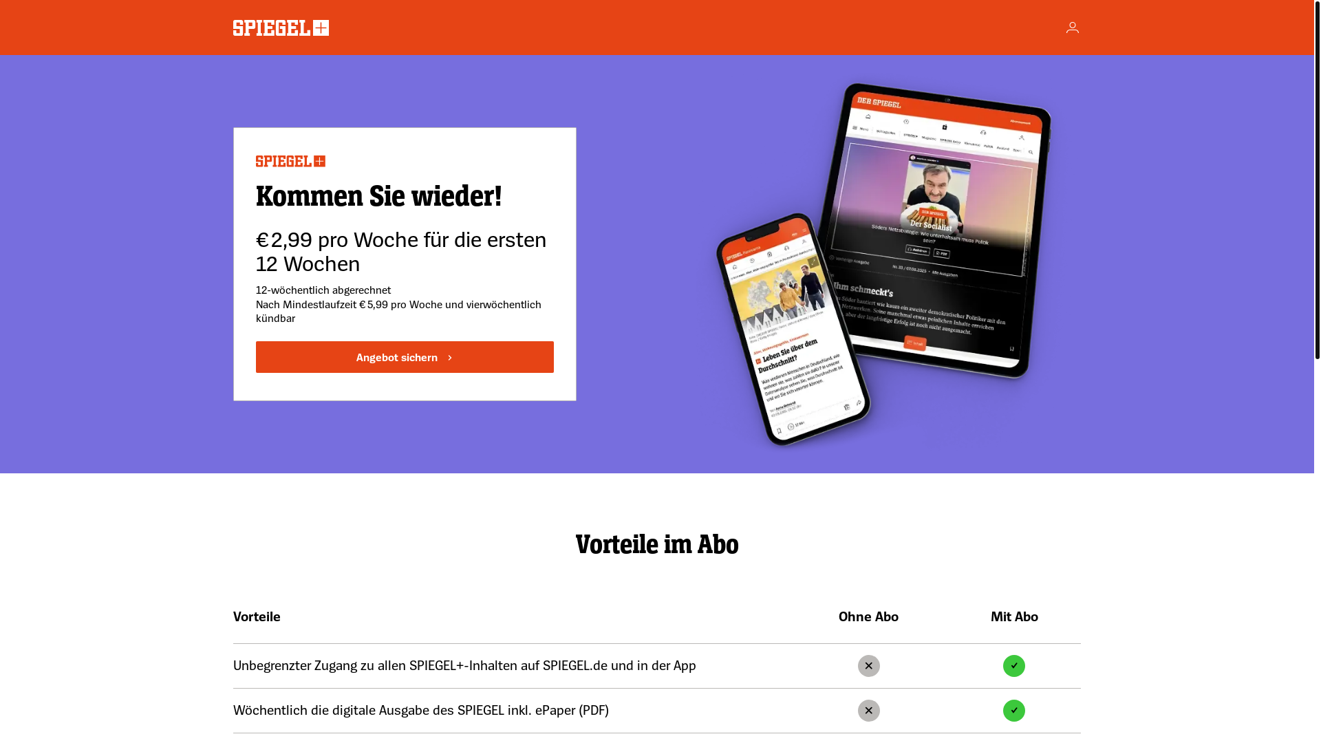 website screenshot of https://click.angebote.spiegel.de/?qs=981feed9aee49b76a7bf7a8537e21622d8aa1d93972d7d9ef270248d4e7e2e6ff77b499672423dff47282d6f47efeacf3b17887a121cc4cf7e11fb88bac5fb45