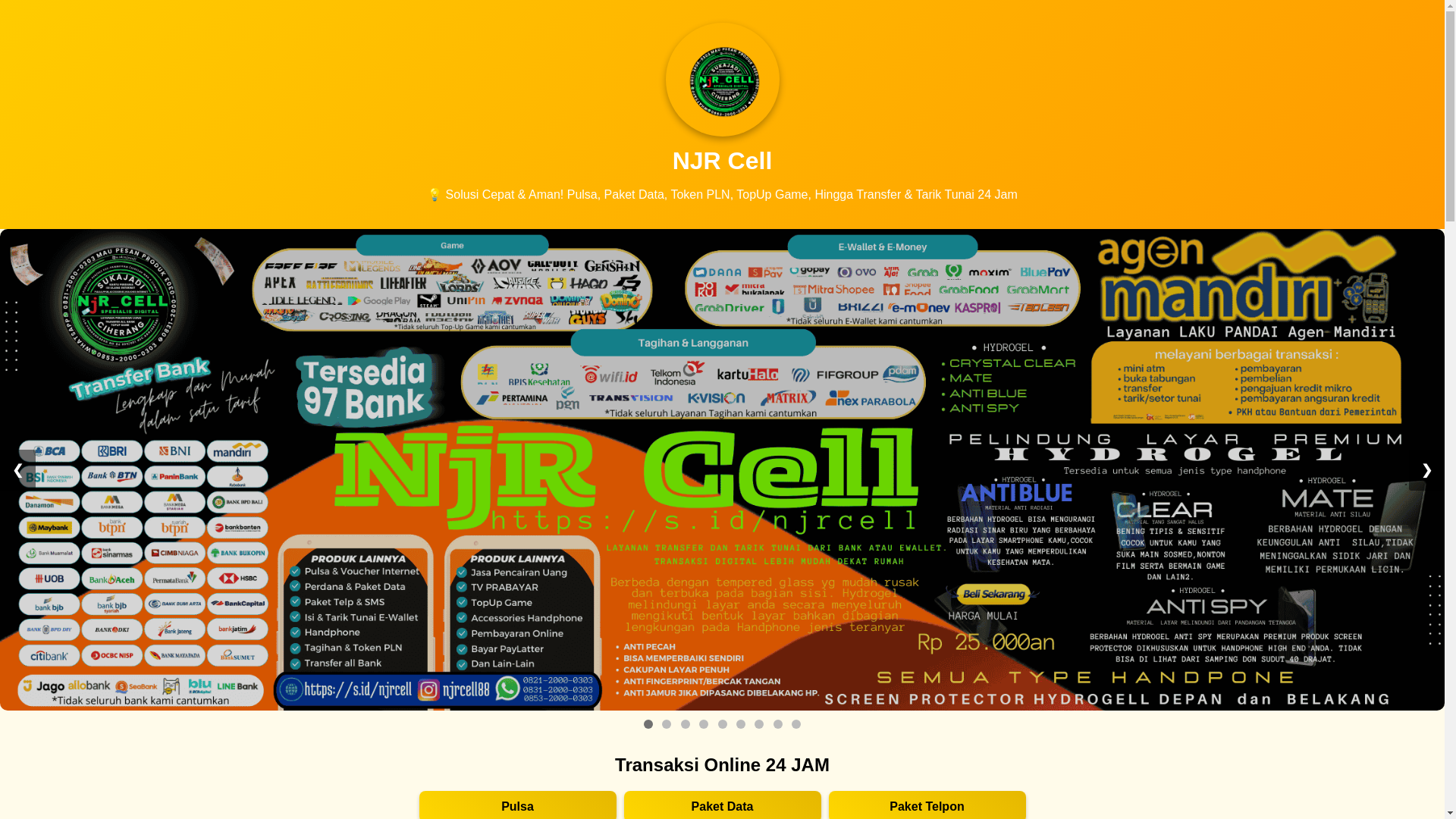 website screenshot of https://njrcell.web.id/