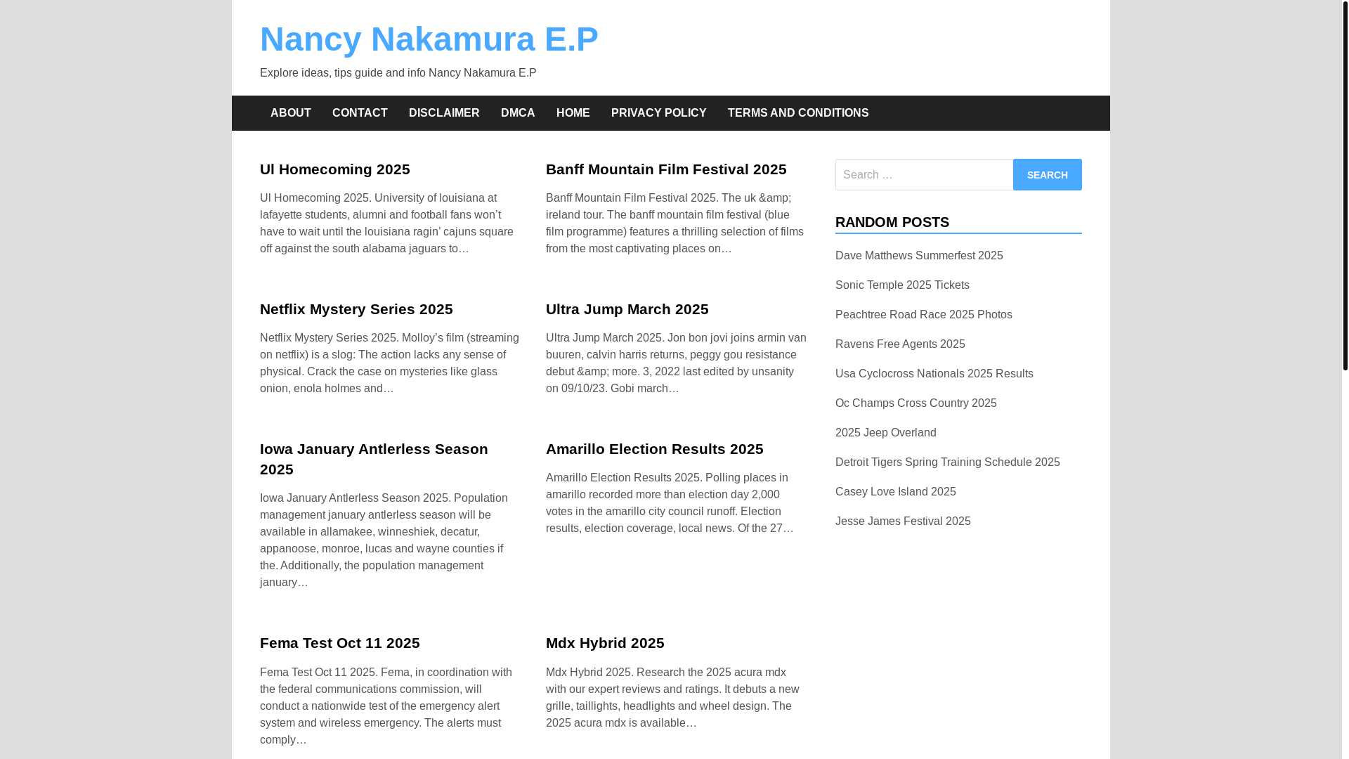 website screenshot of https://nancynakamuraep.pages.dev/