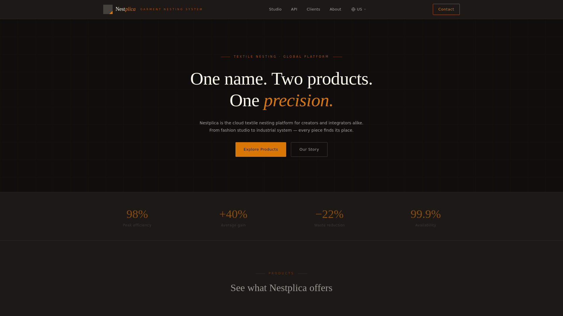 website screenshot of https://nestplica.com.br