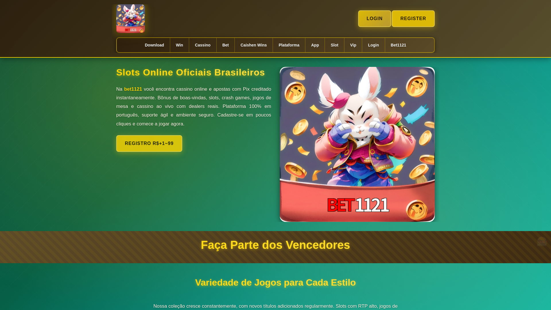 website screenshot of https://bet1121l.com