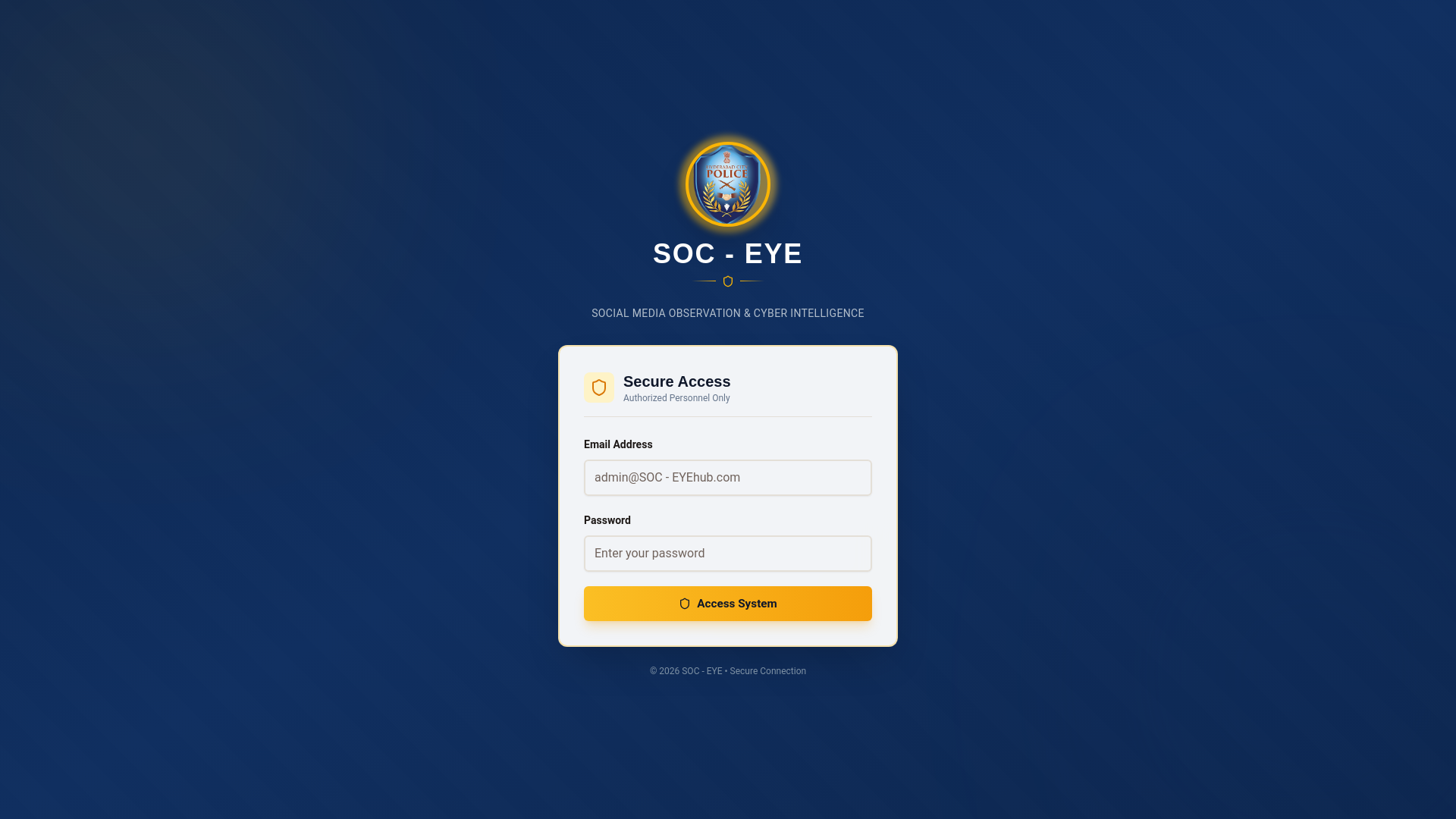 website screenshot of https://soceye.in/