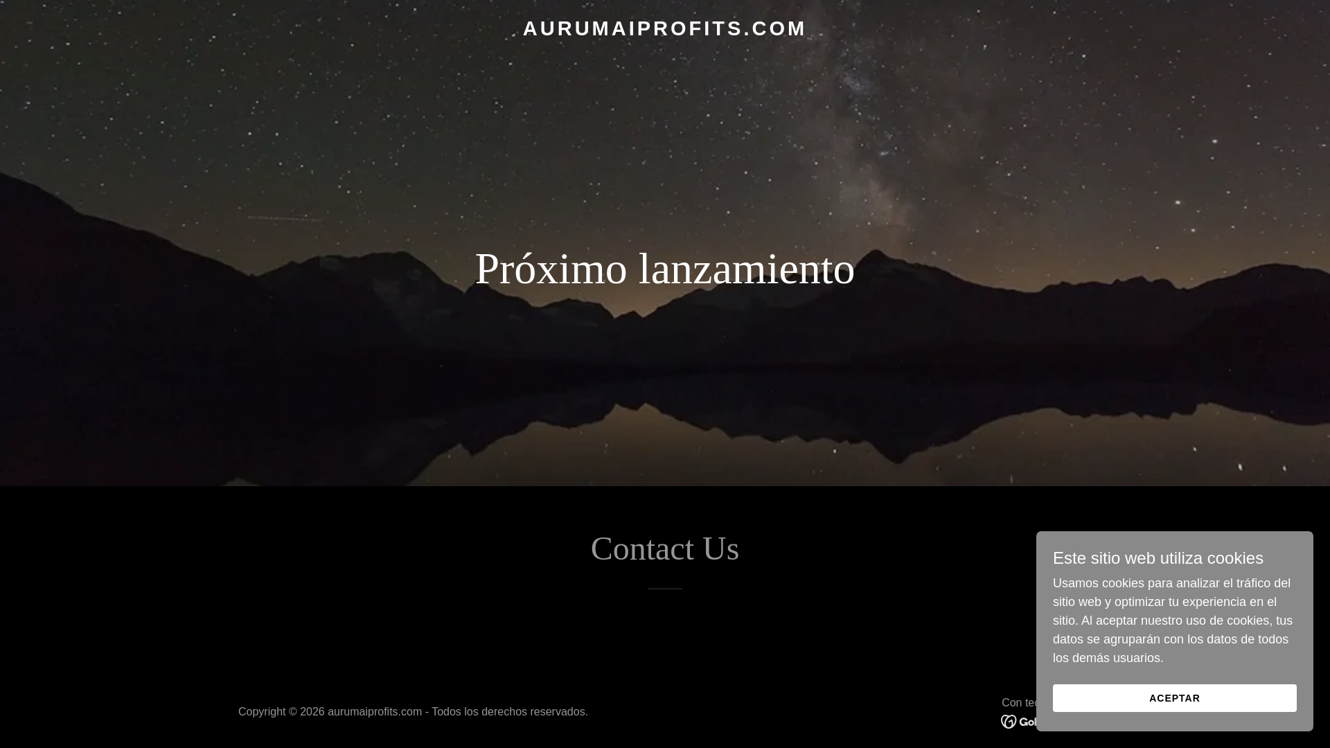 website screenshot of https://aurumaiprofits.com
