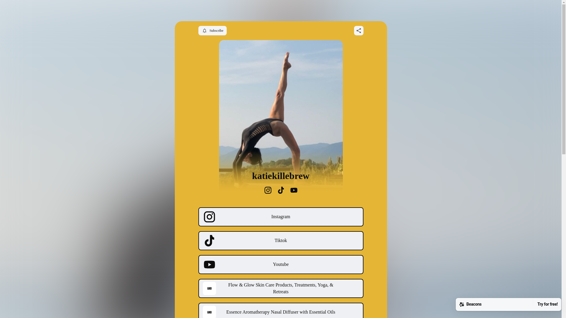 website screenshot of https://katiekillebrew.store/