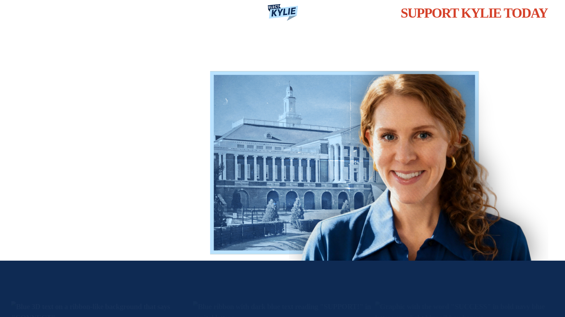 website screenshot of https://electkyliezoller.com