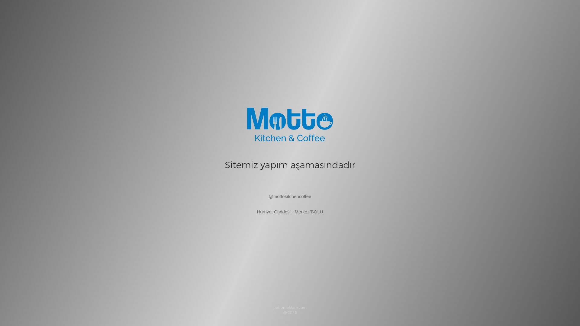 website screenshot of https://mottokitchen.com.tr/
