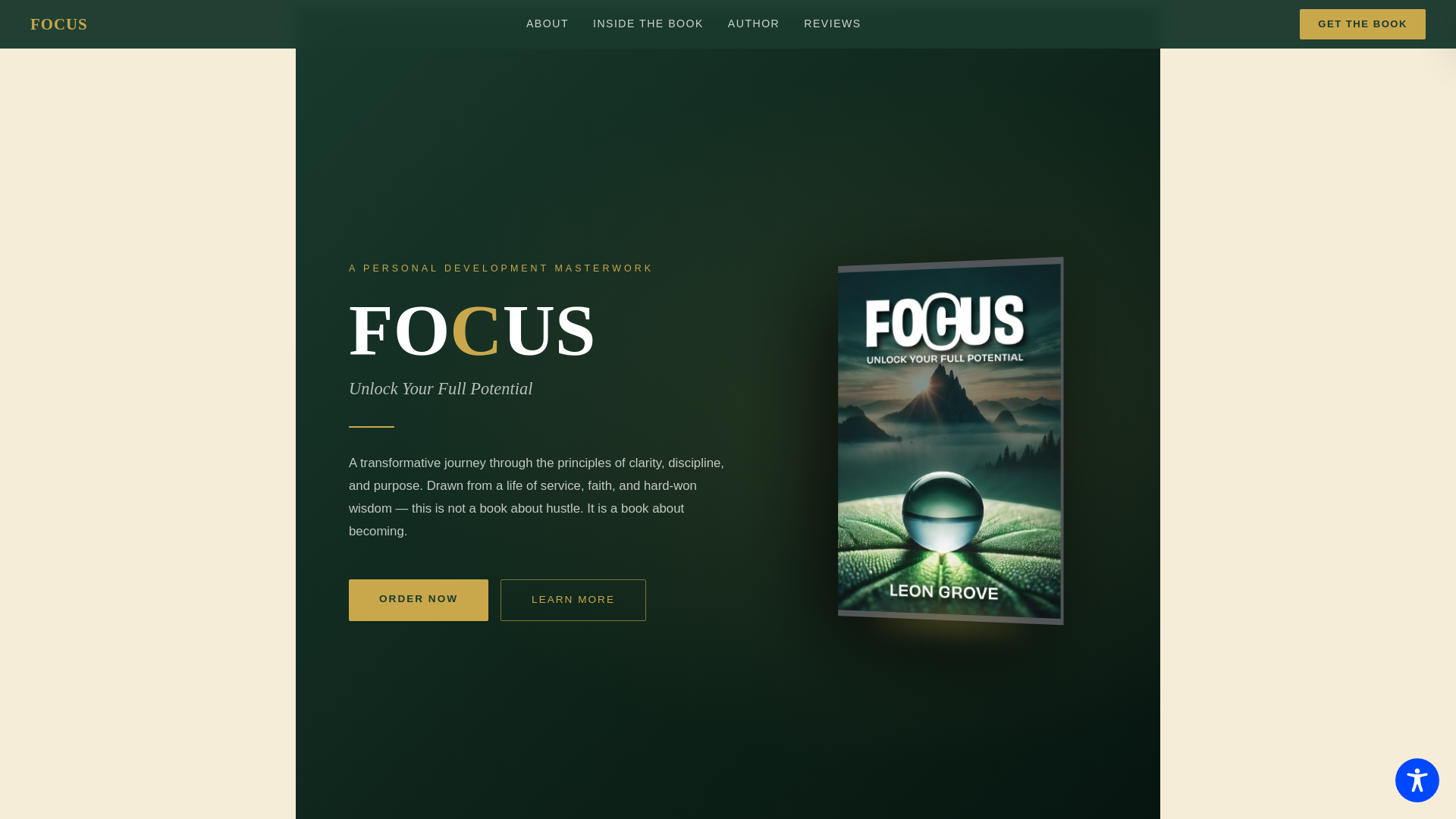 website screenshot of https://focusbook.shop/
