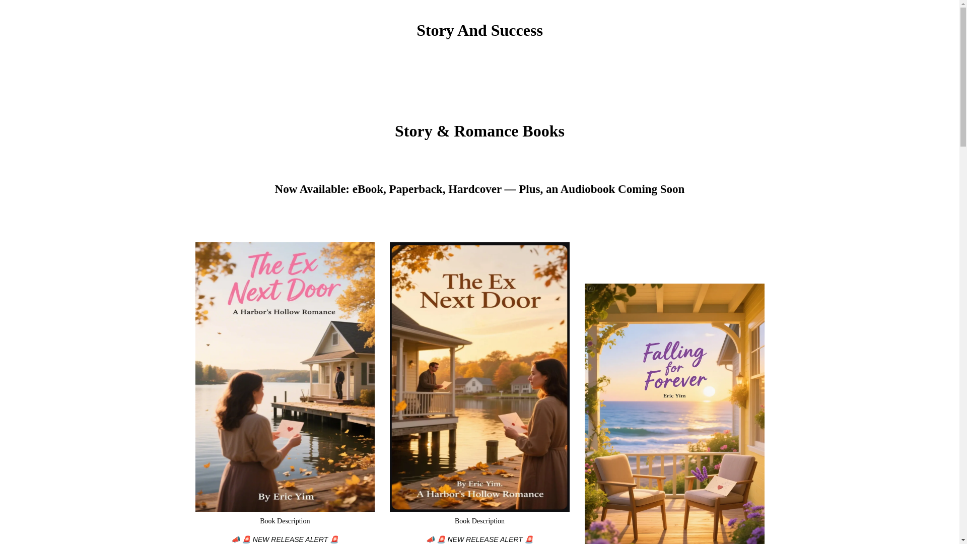 website screenshot of https://storyandsuccess.com/