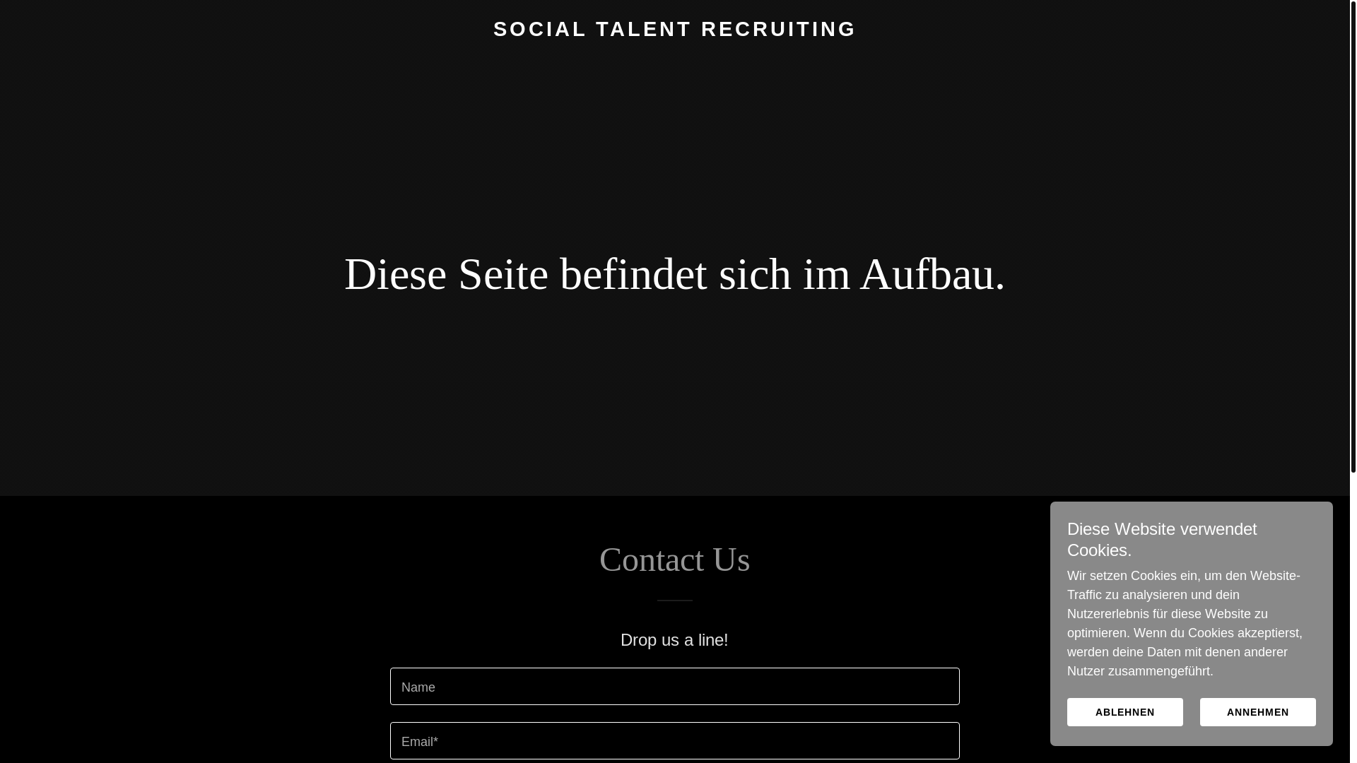website screenshot of https://socialtalent-recruiting.de/