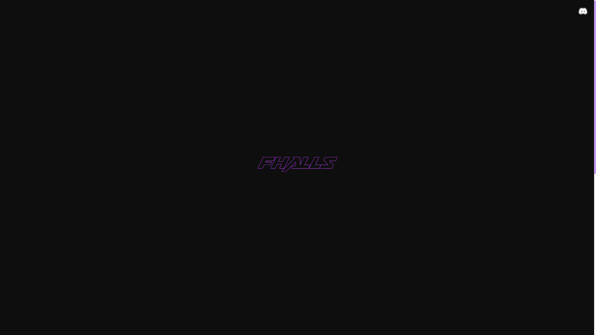 website screenshot of https://fhalls.xyz/