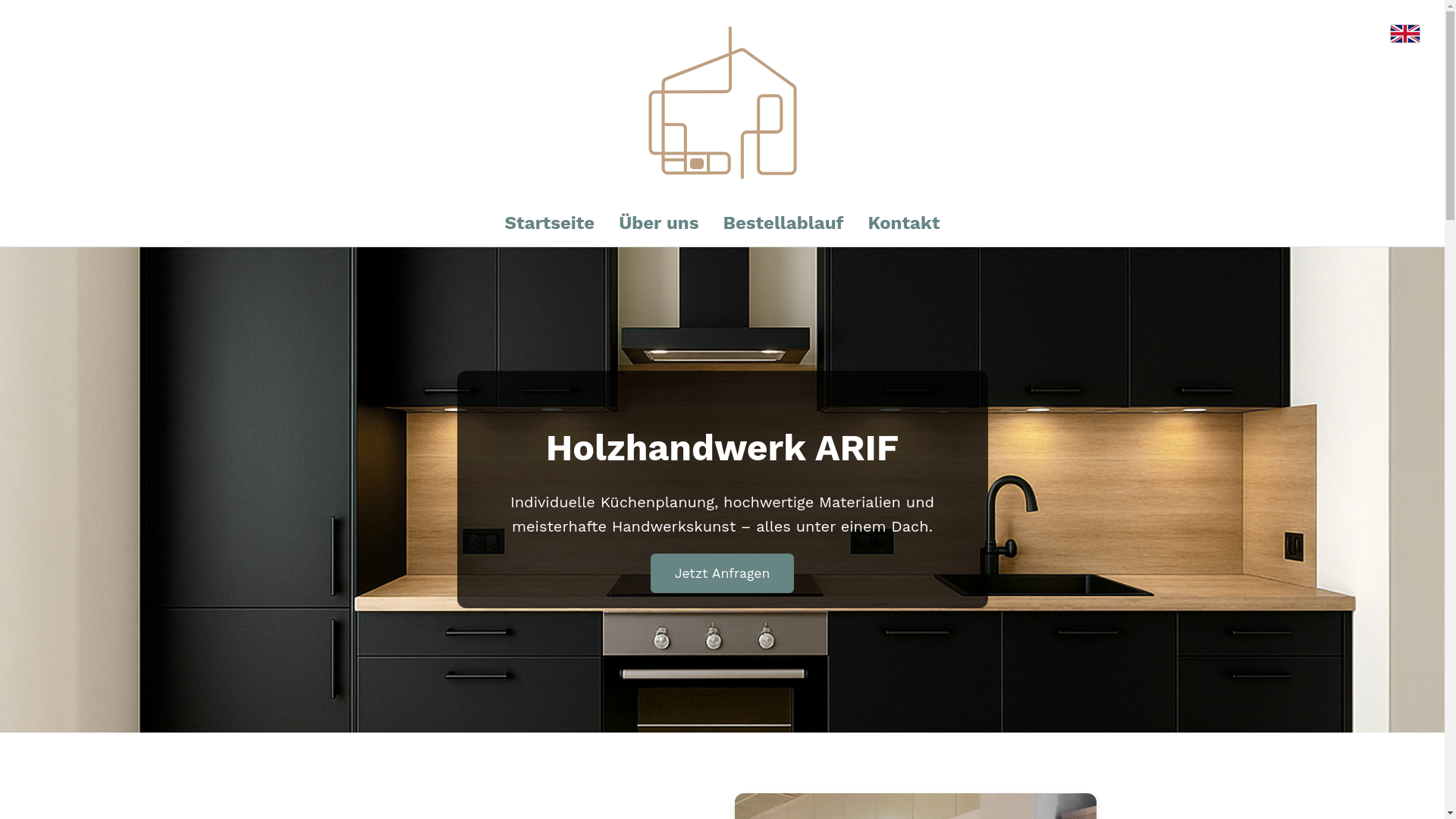 website screenshot of https://holzhandwerk-arif.de/