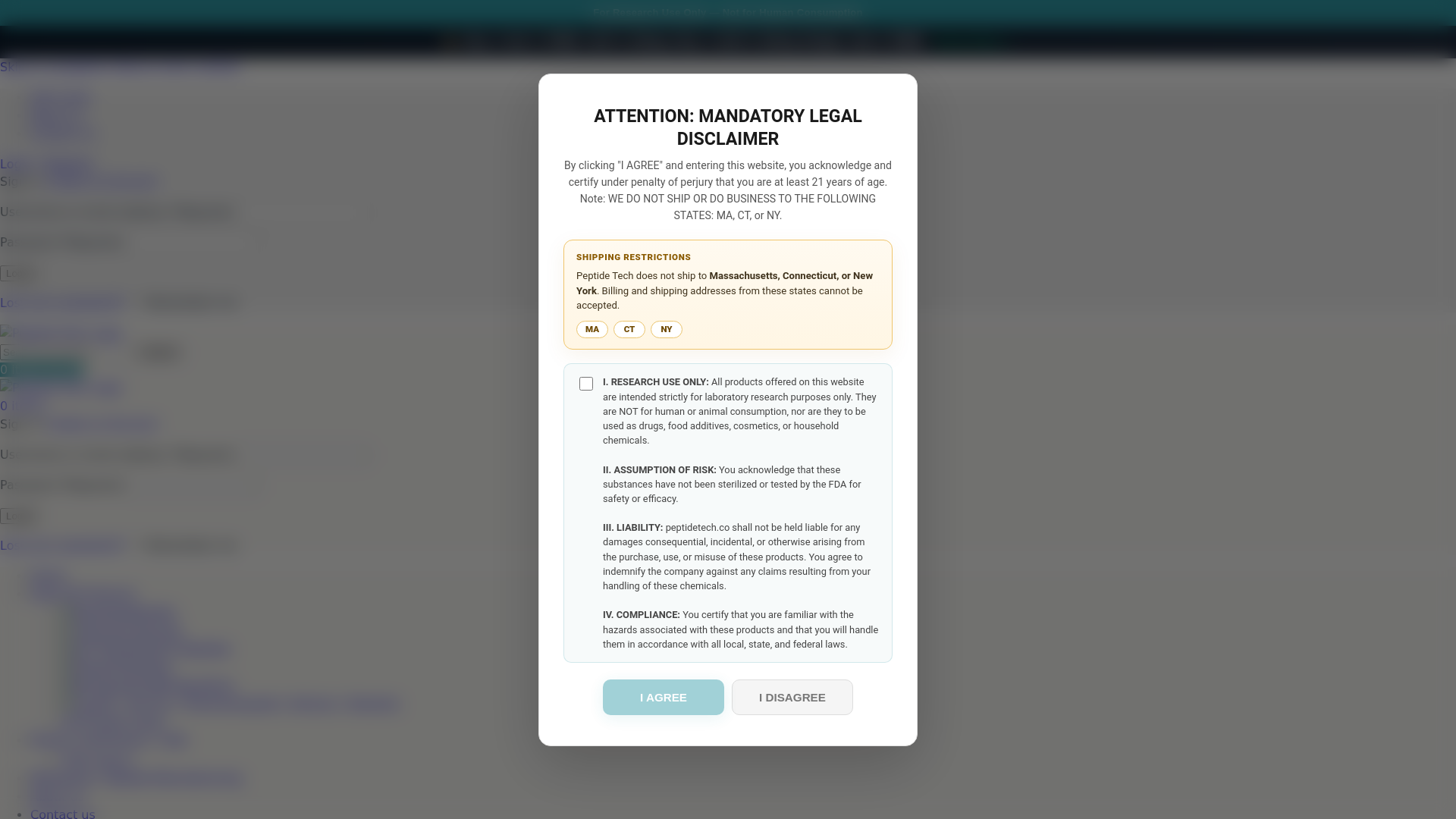 website screenshot of http://modifiedhealth.info/