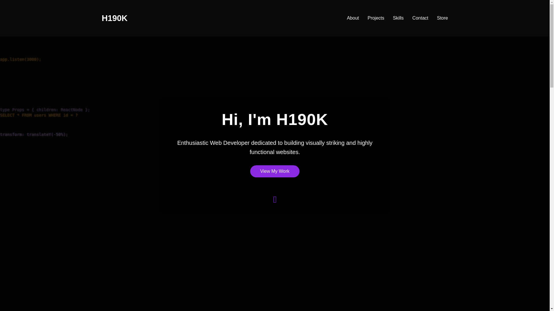 website screenshot of https://h190k-com-landing.pages.dev/