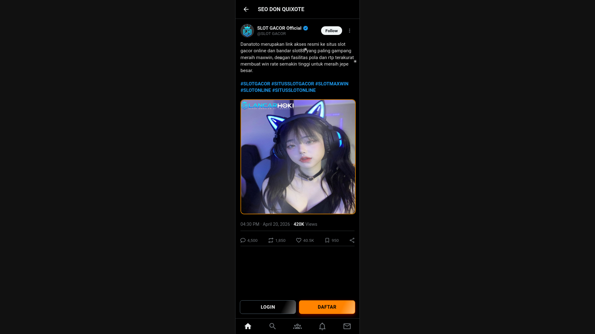 website screenshot of https://danatoto-perpustakaanstikeshb.pages.dev/