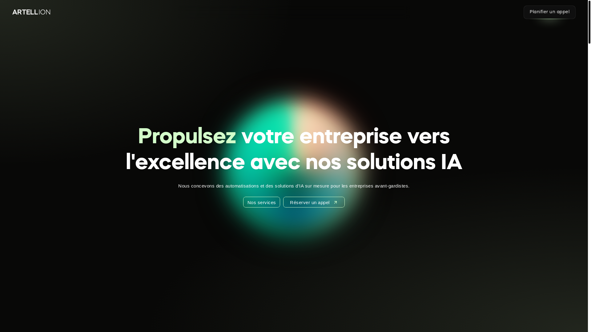 website screenshot of https://artellionpro.com/