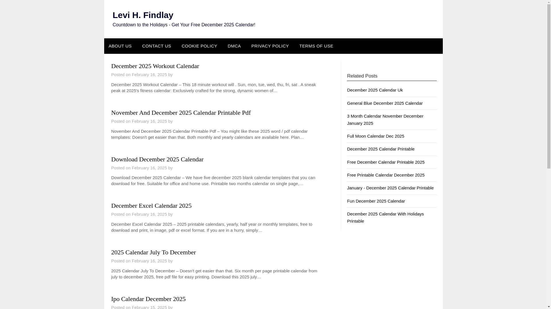 website screenshot of https://levihfindlay.pages.dev/