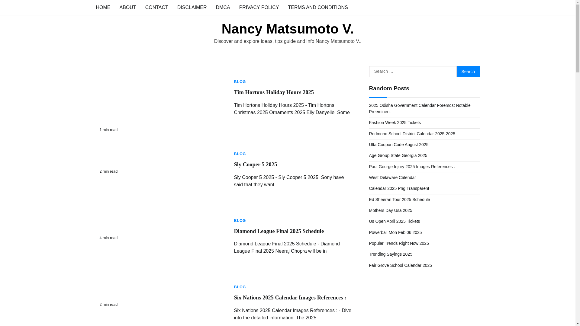 website screenshot of https://nancymatsumotov.pages.dev/