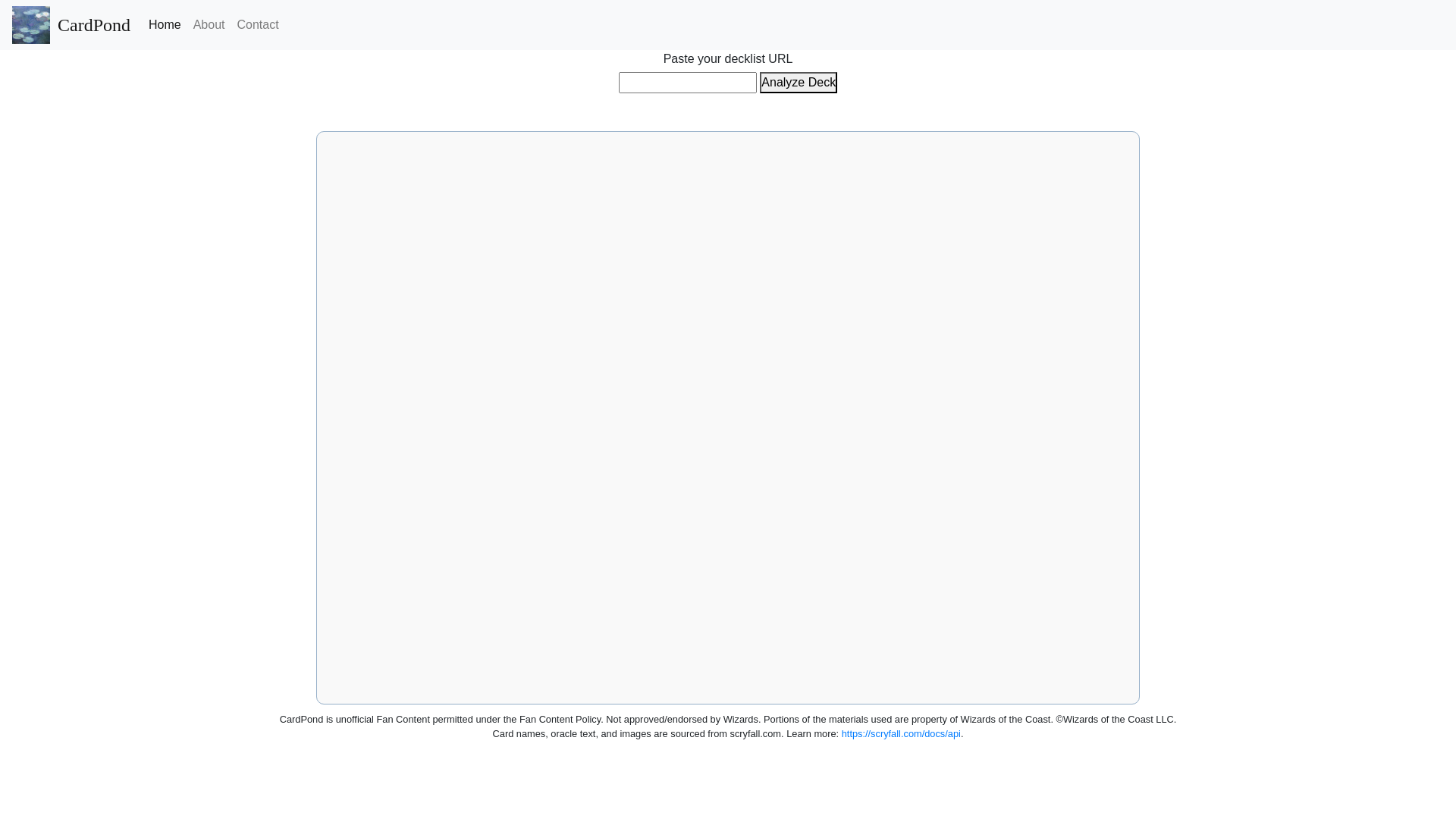 website screenshot of https://cardpond-i1un7.sevalla.app